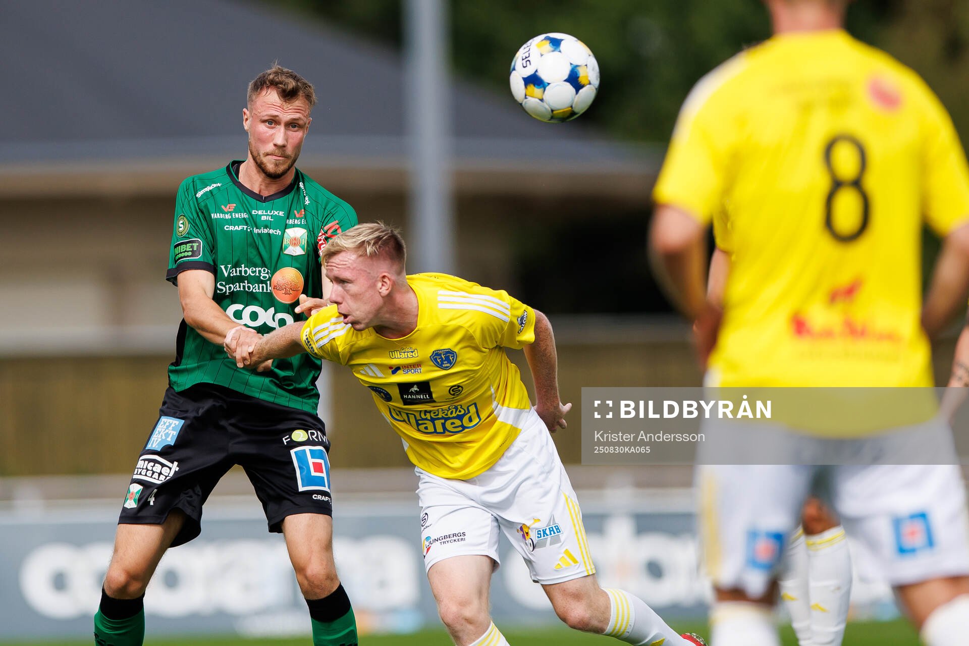 Varbergs Niklas Dahlström och Falkenbergs Lucas Sibelius