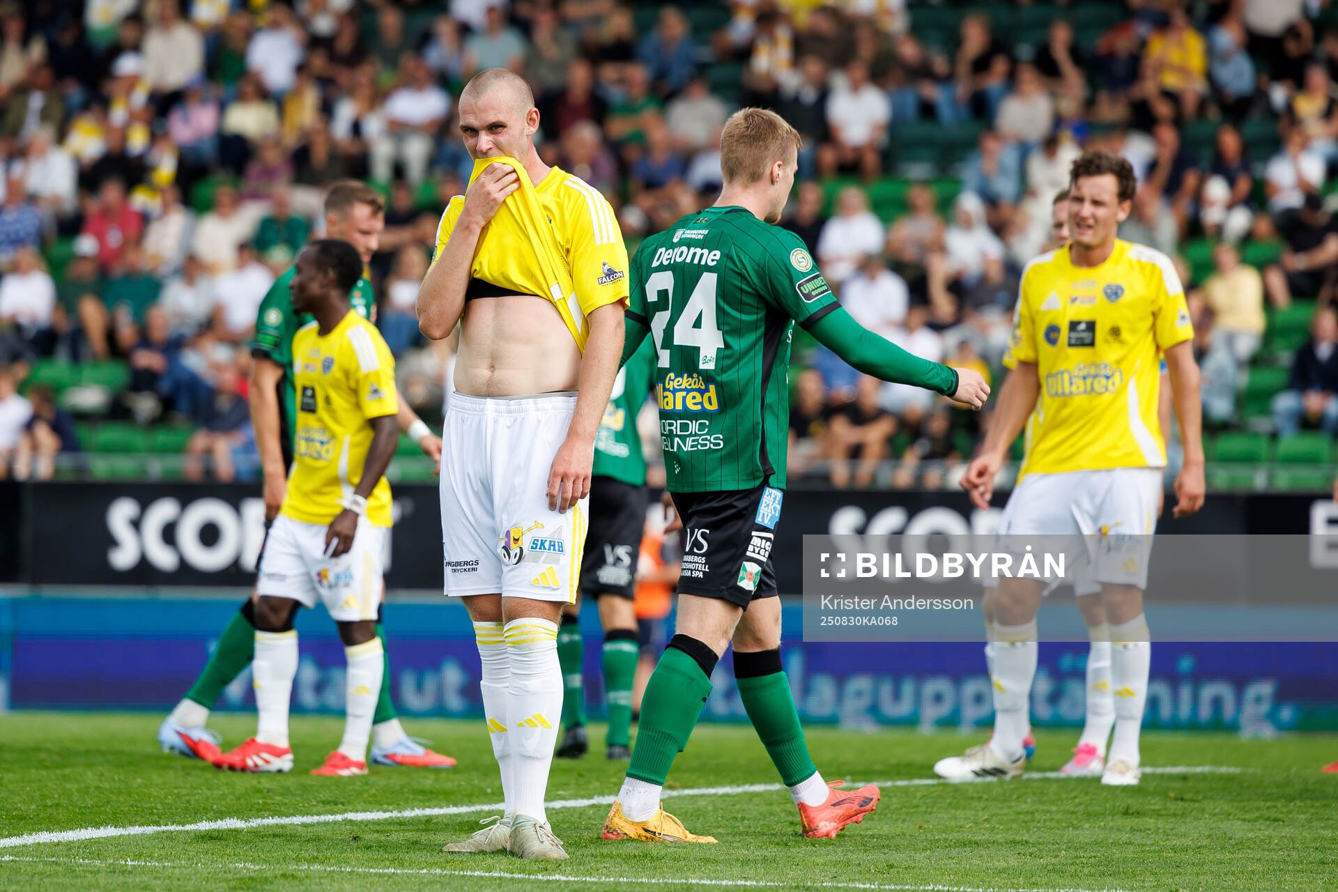 Falkenbergs Nils Bertilsson deppar