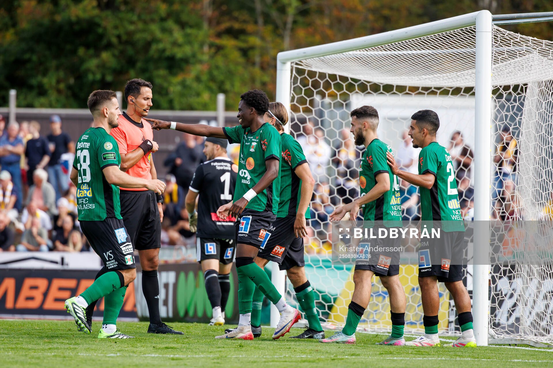 Varbergs spelare jublar
