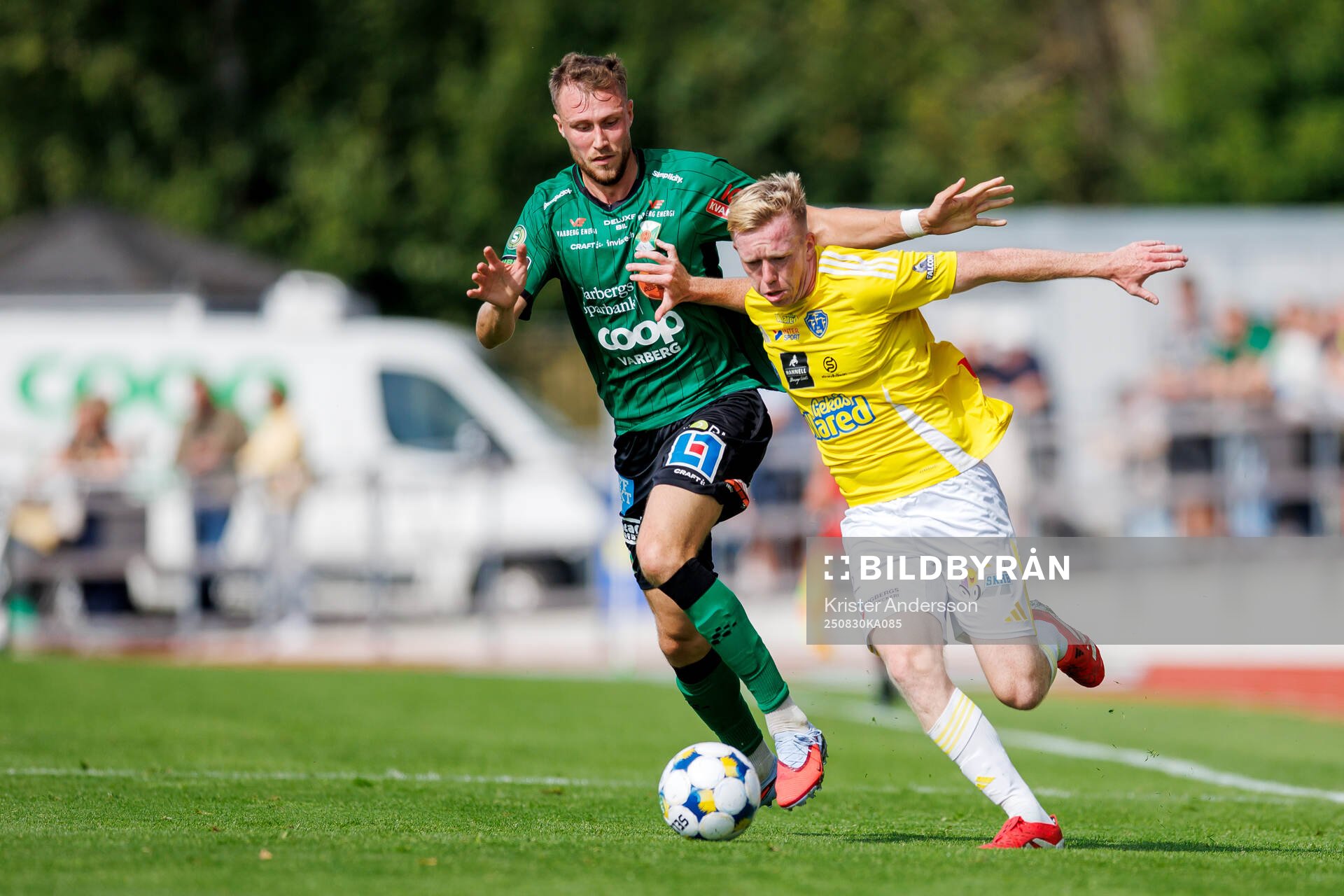 uVarbergs Niklas Dahlström och Falkenbergs Lucas Sibelius