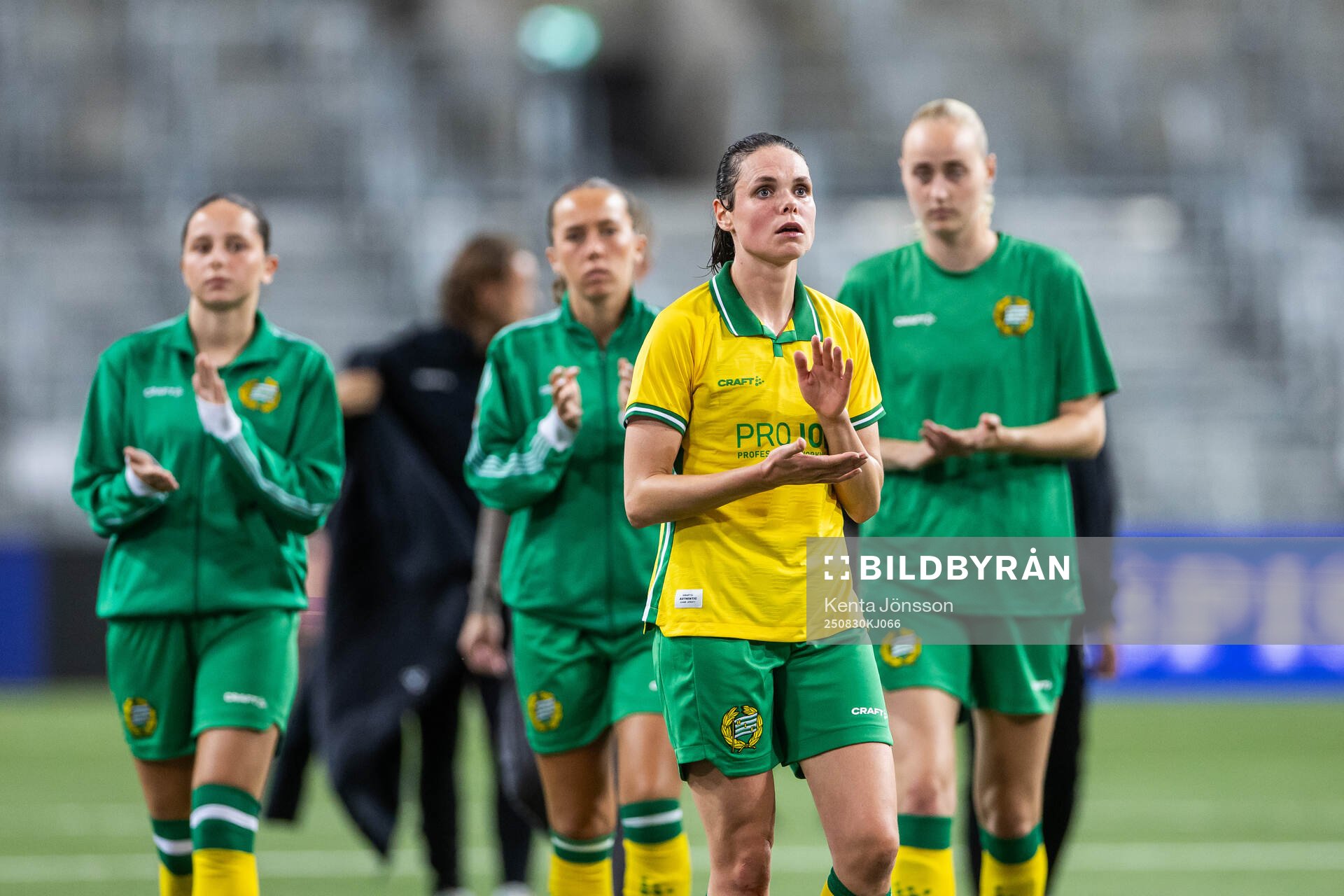 Simone Boye Sørensen of Hammarby looks dejected