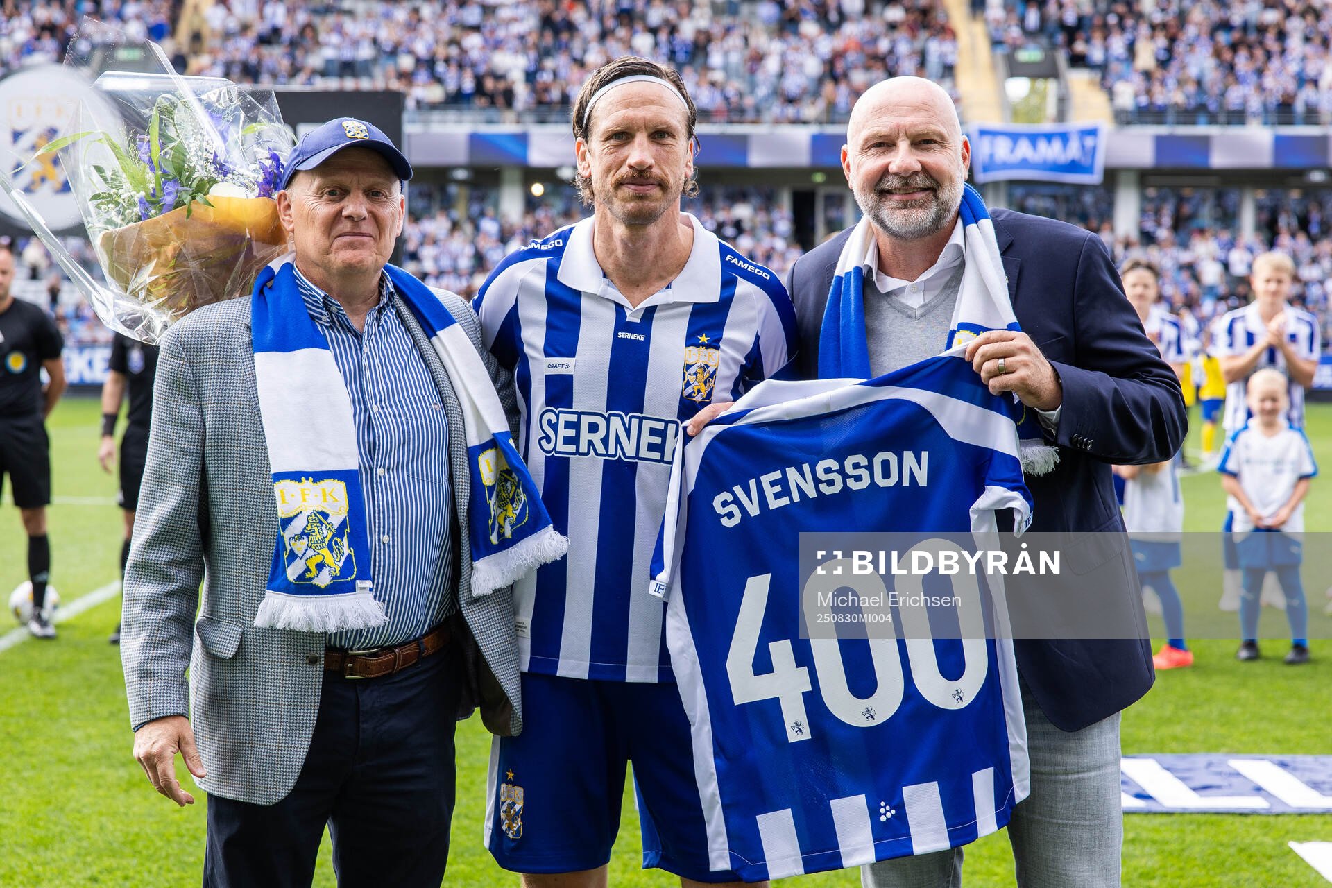 IFK Göteborgs Gustav Svensson uppmärksammas avordförande