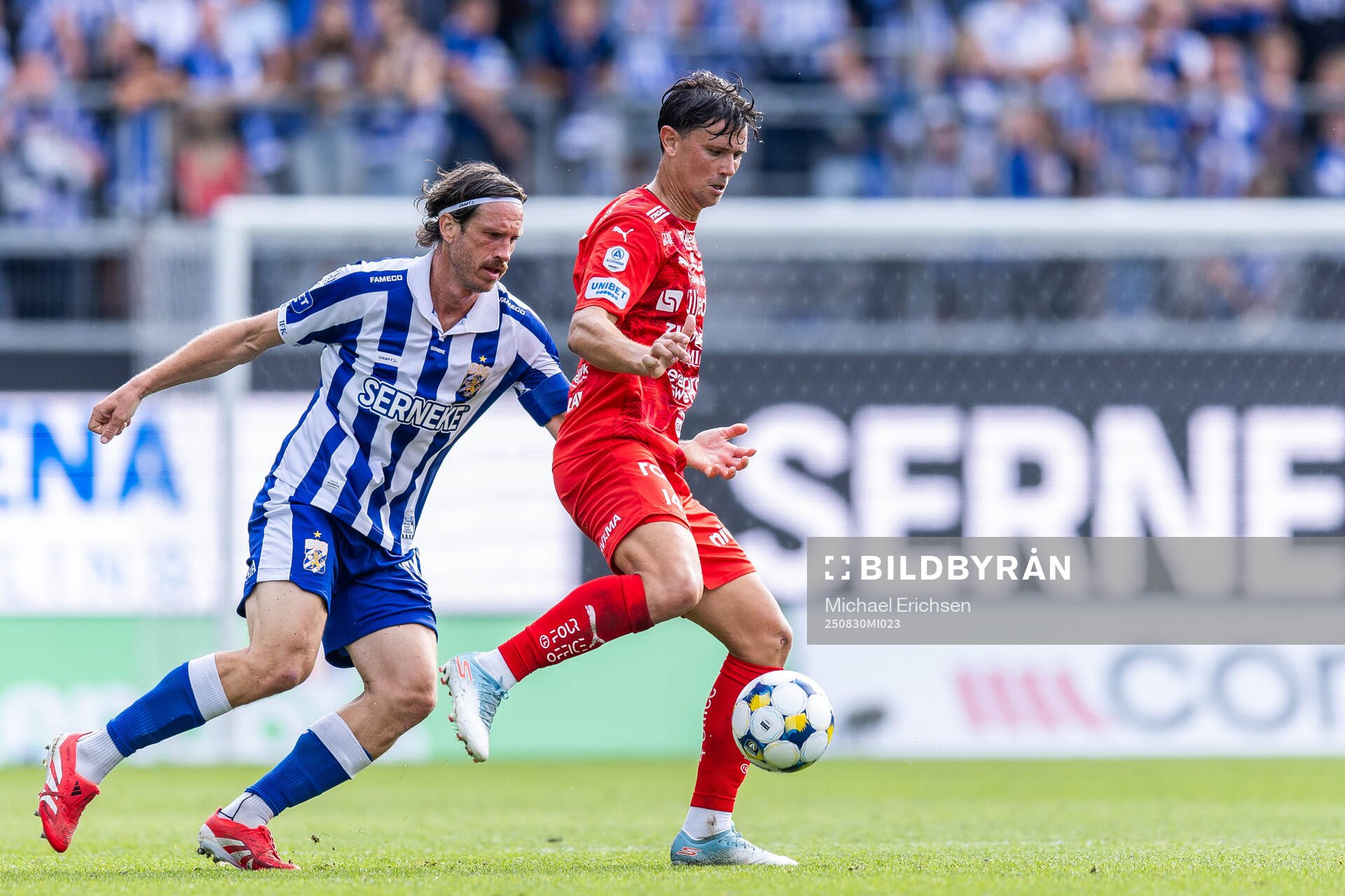 IFK Göteborgs Gustav Svensson och Värnamos Marcus