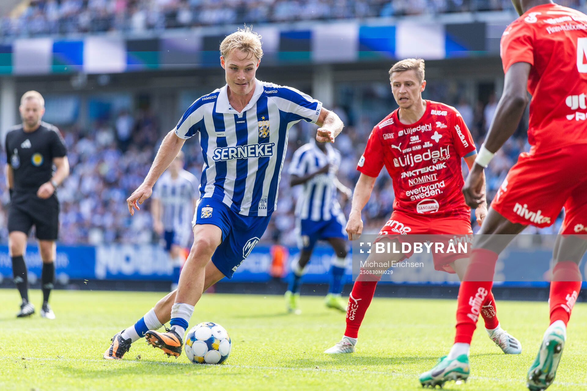 IFK Göteborgs Max Fenger och Värnamos Simon Thern