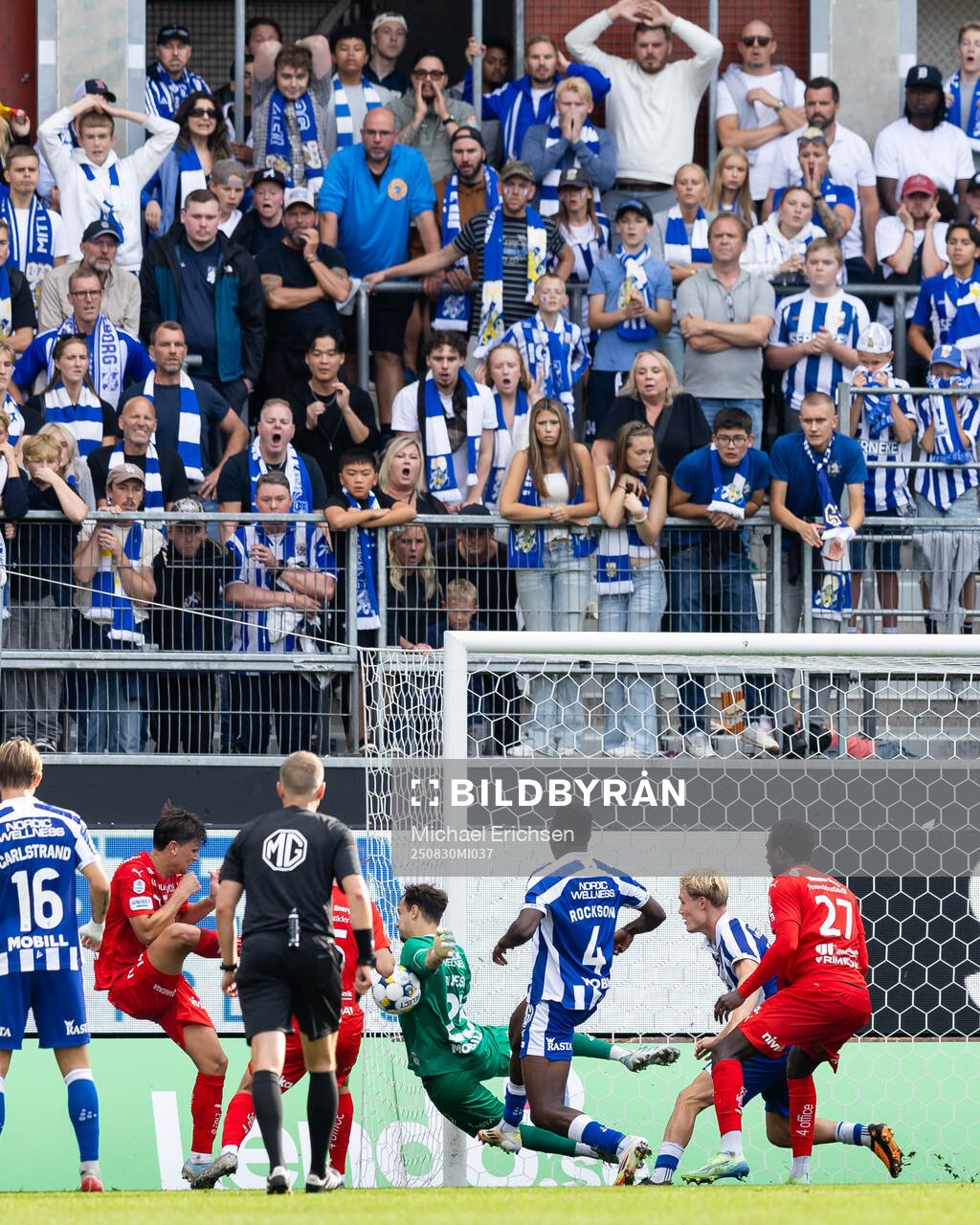 under fotbollsmatchen i Allsvenskan mellan IFK Göteborg