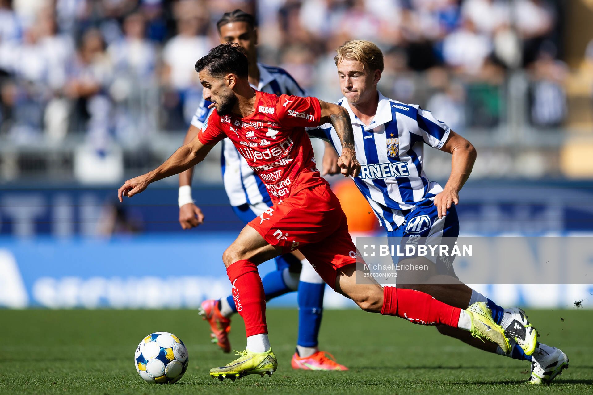Värnamos Noah Shamoun och IFK Göteborgs Noah Tolf