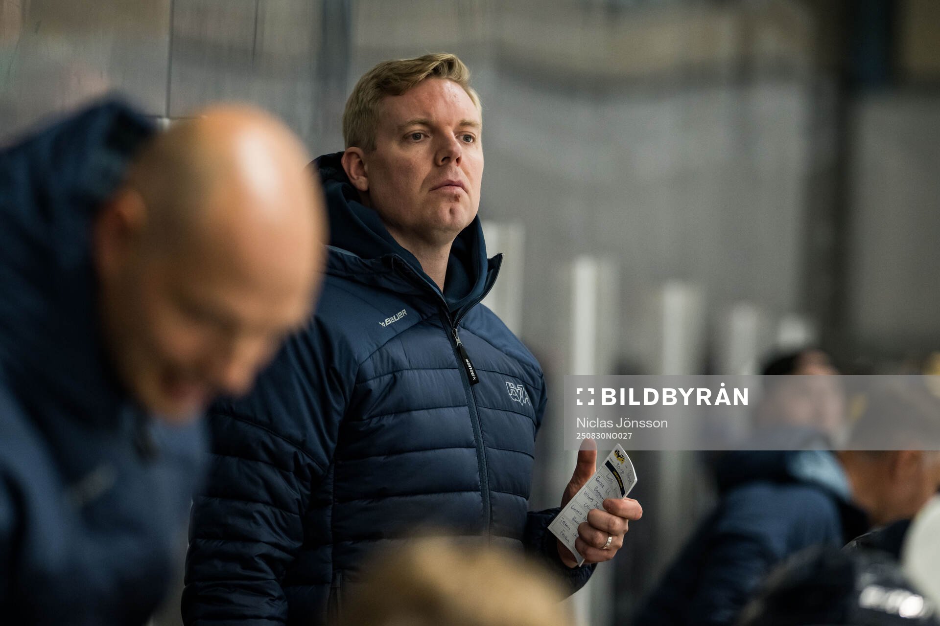 HV71s tränare Anton Blomqvist