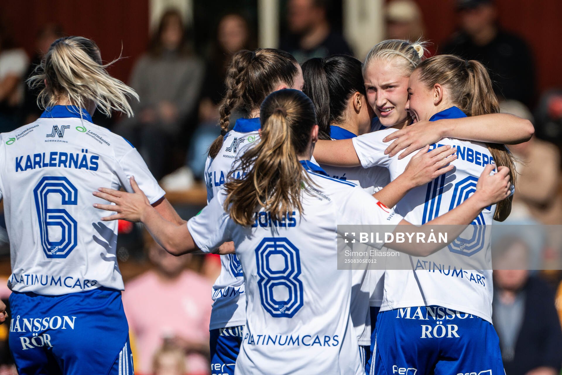 IFK Norrköpings Wilma Leidhammar jublar