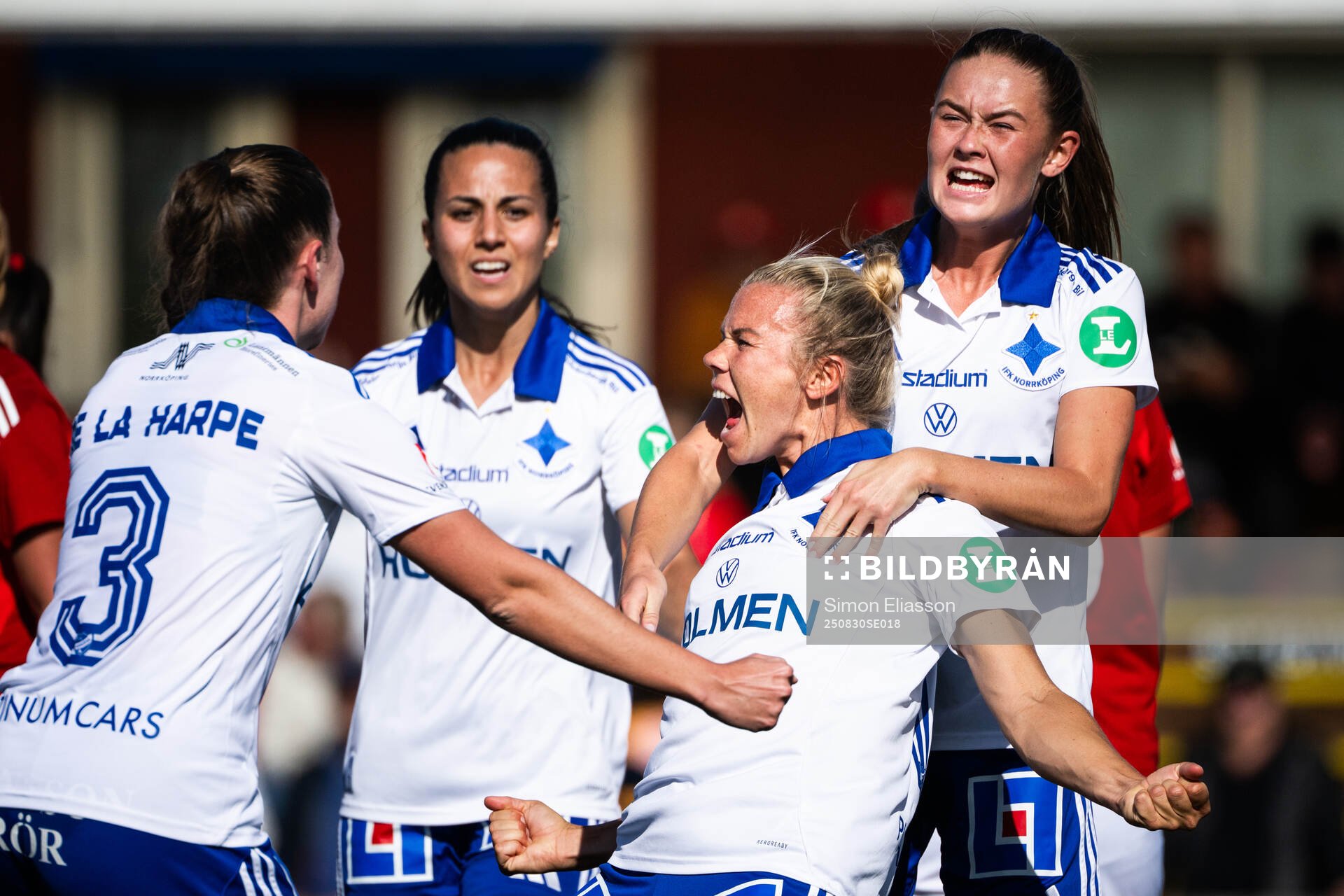 IFK Norrköpings Vesna Milivojevic, Jessica Wik och Svea