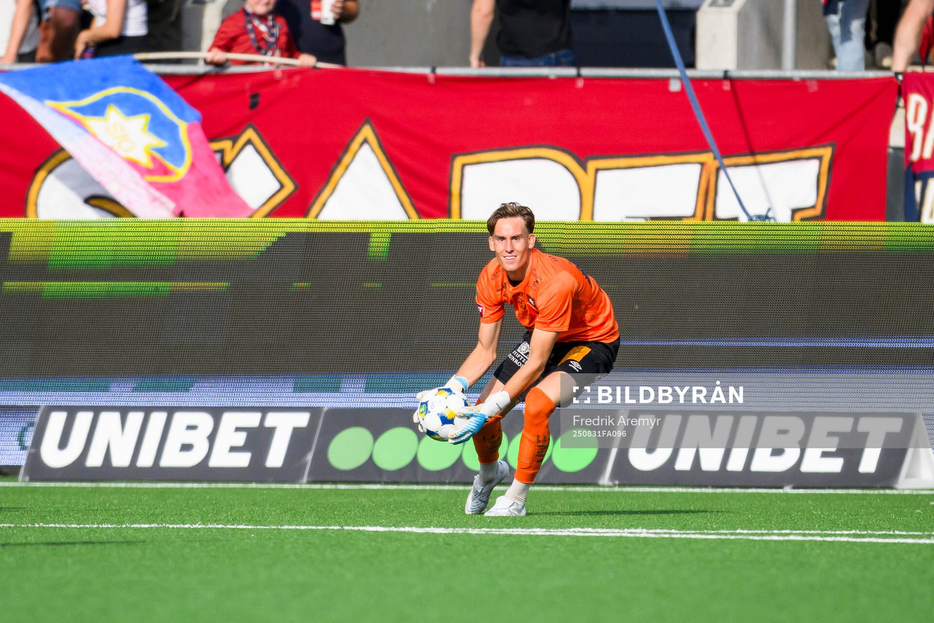 Örgrytes målvakt Hampus Gustafsson