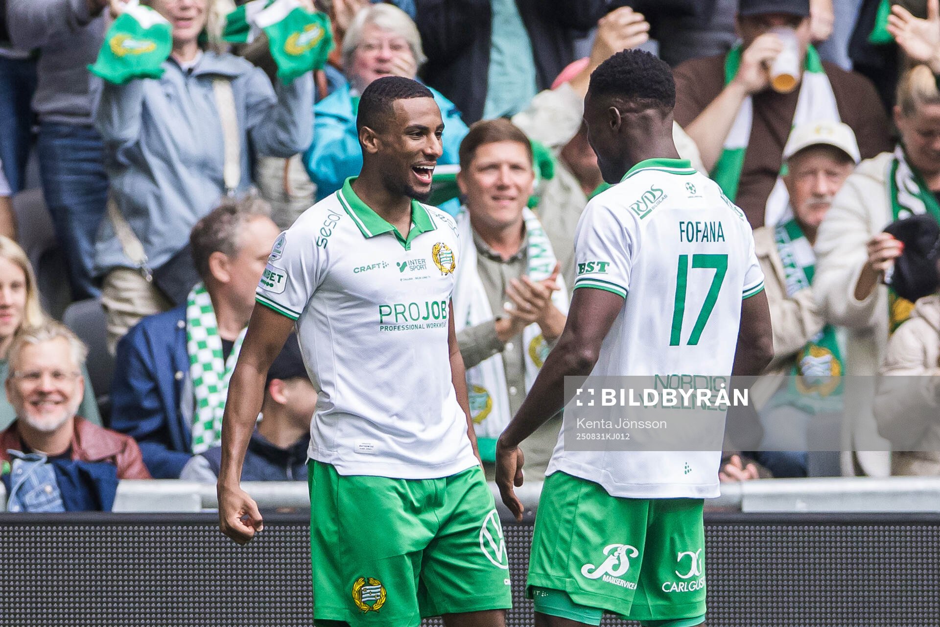 Hammarbys Paulos Abraham jublar