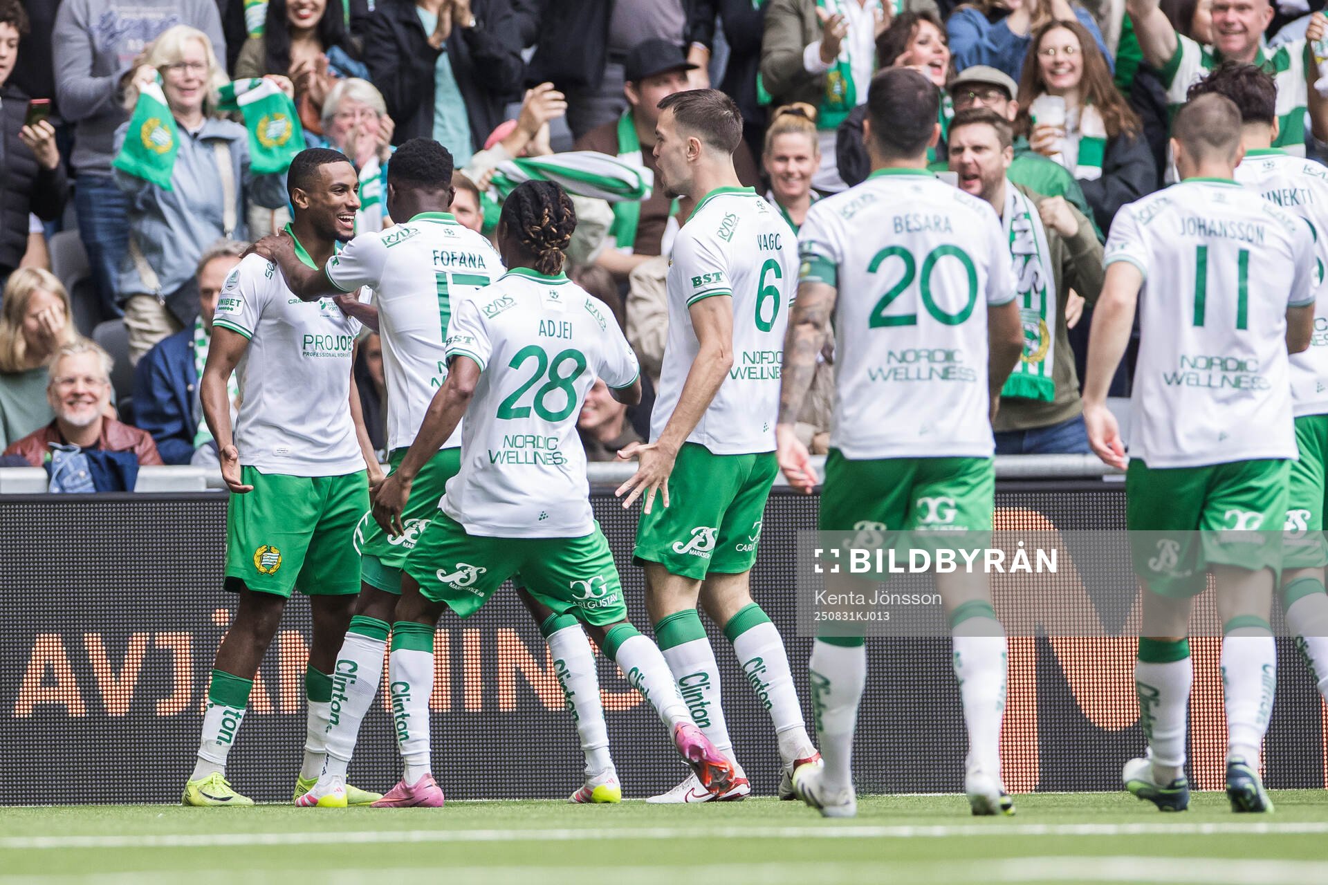 Hammarbys Paulos Abraham jublar