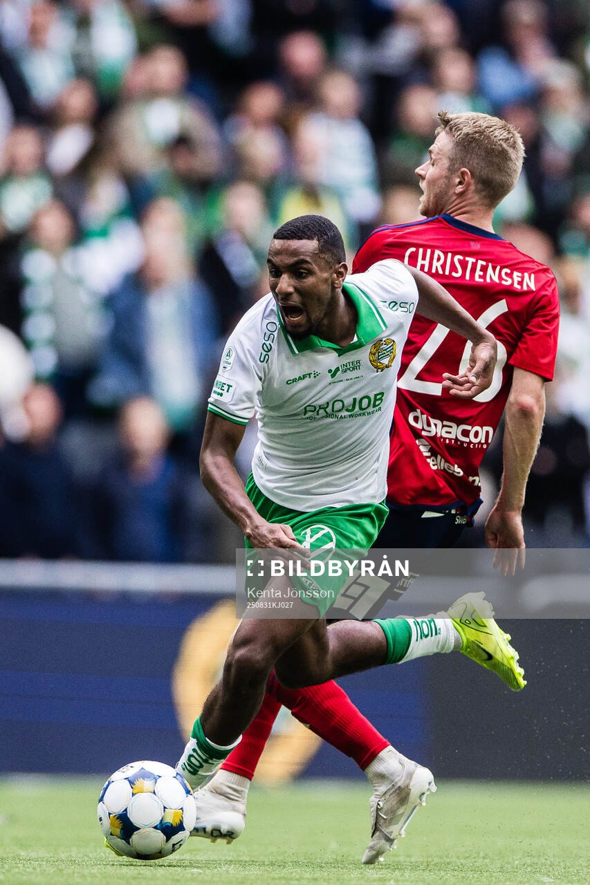 Hammarbys Paulos Abraham och Östers Magnus Christensen