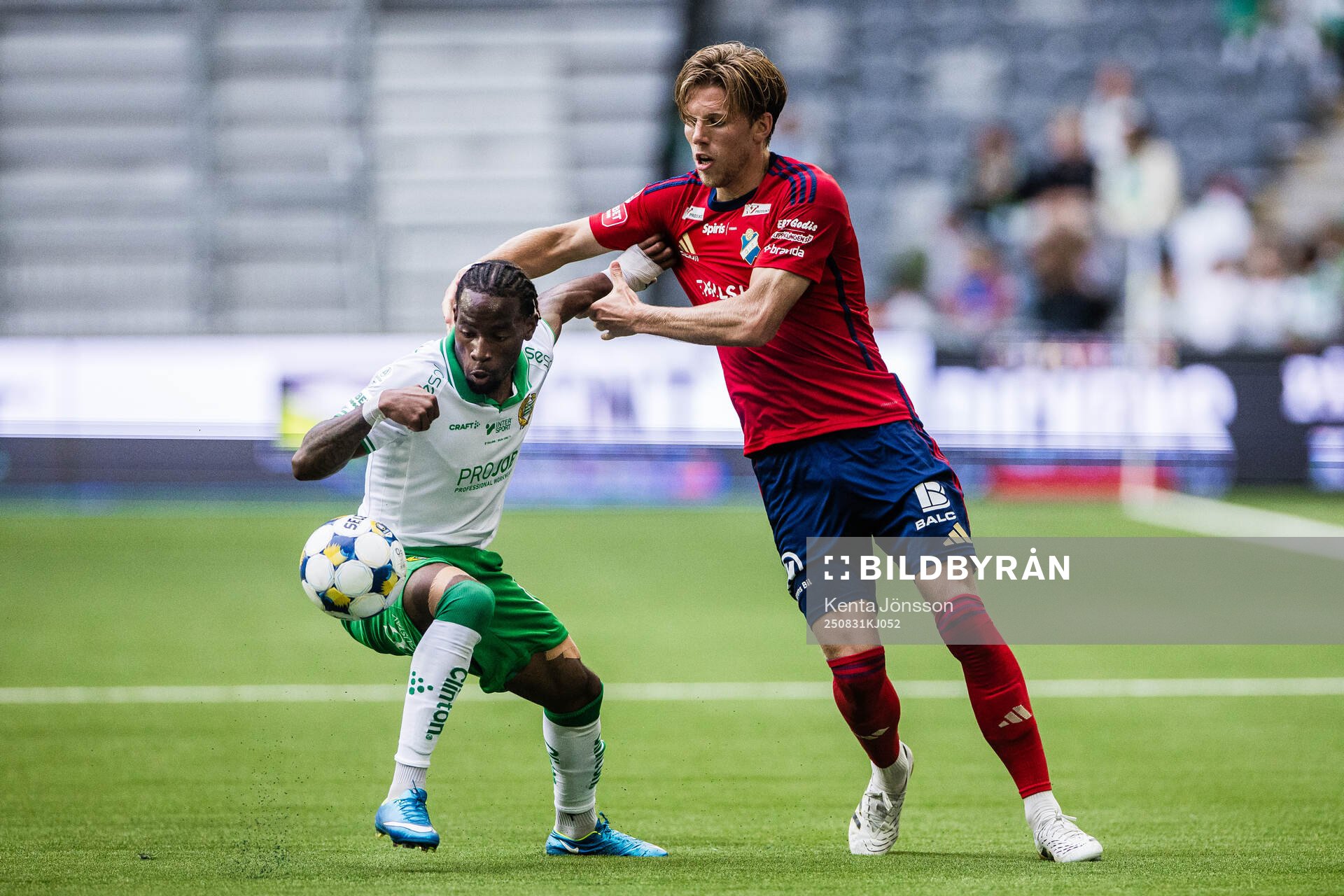 Hammarbys Okeke Obilor Denzel och Noah Söderberg