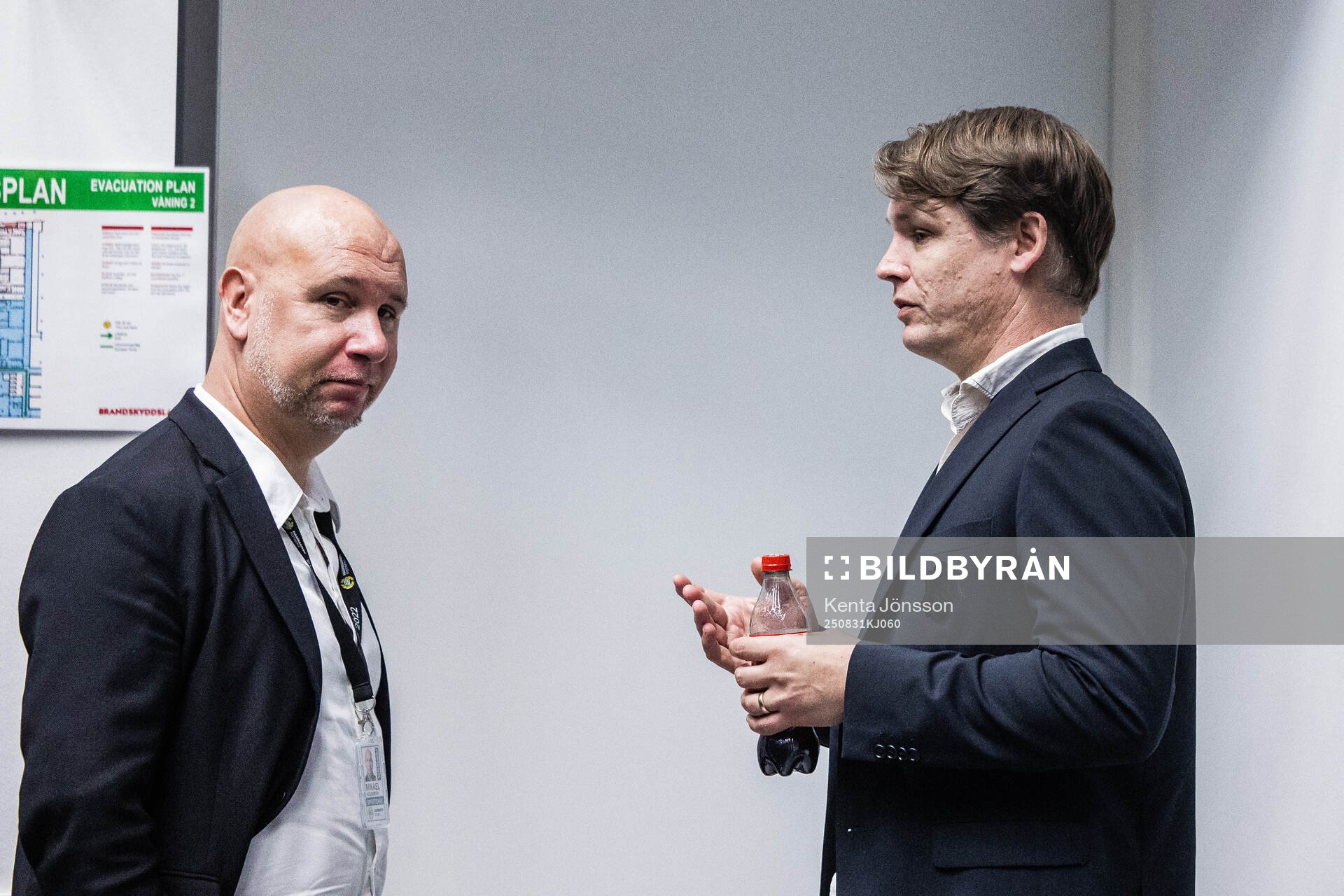 Hammarbys sportchef Mikael Hjelmberg och Östers sportchef