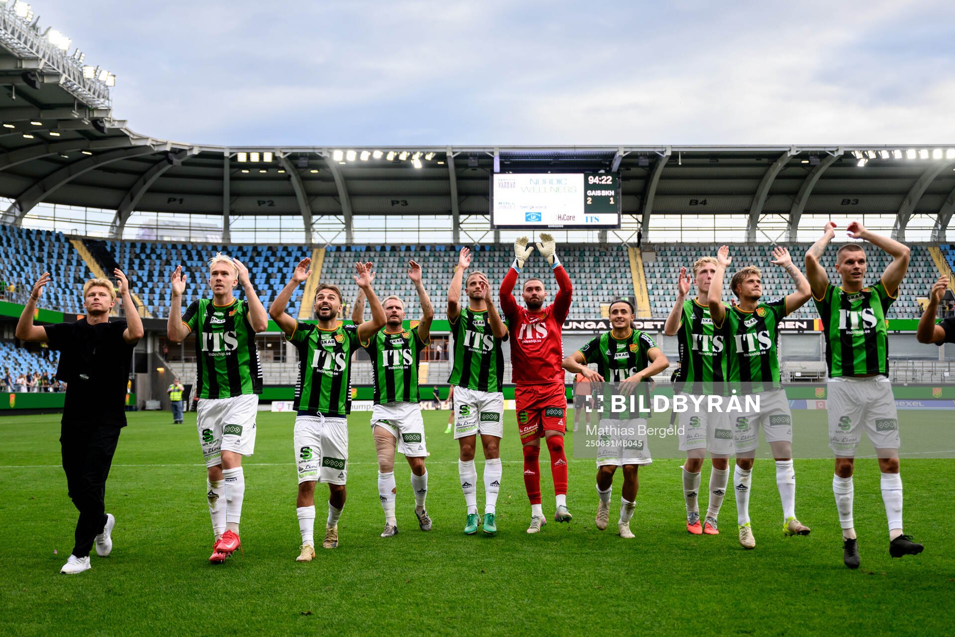 GAIS Robin Wendin Thomasson, Edvin Becirovic, Jonas