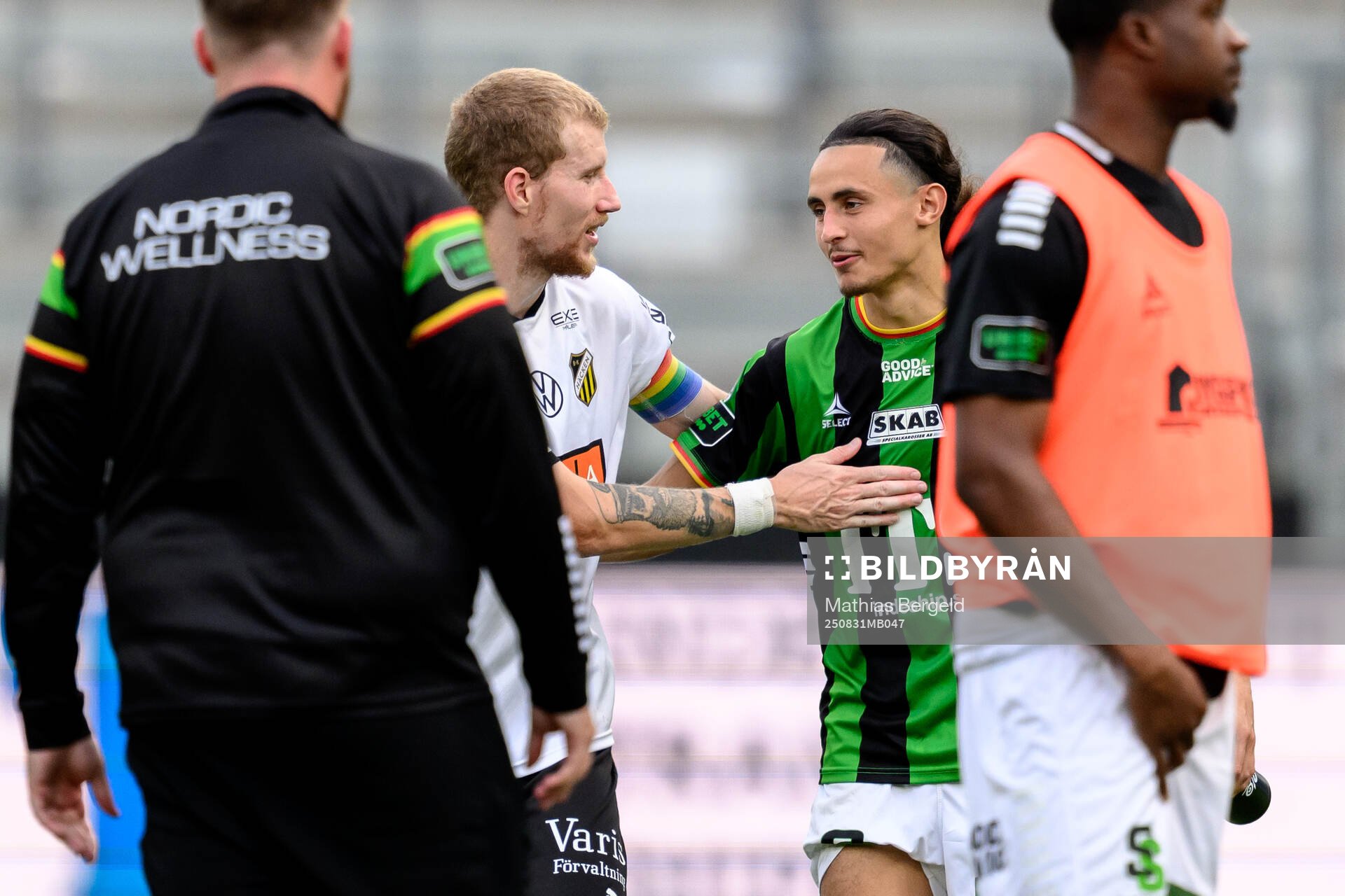 Häckens Simon Gustafson och GAIS Amin Boudri