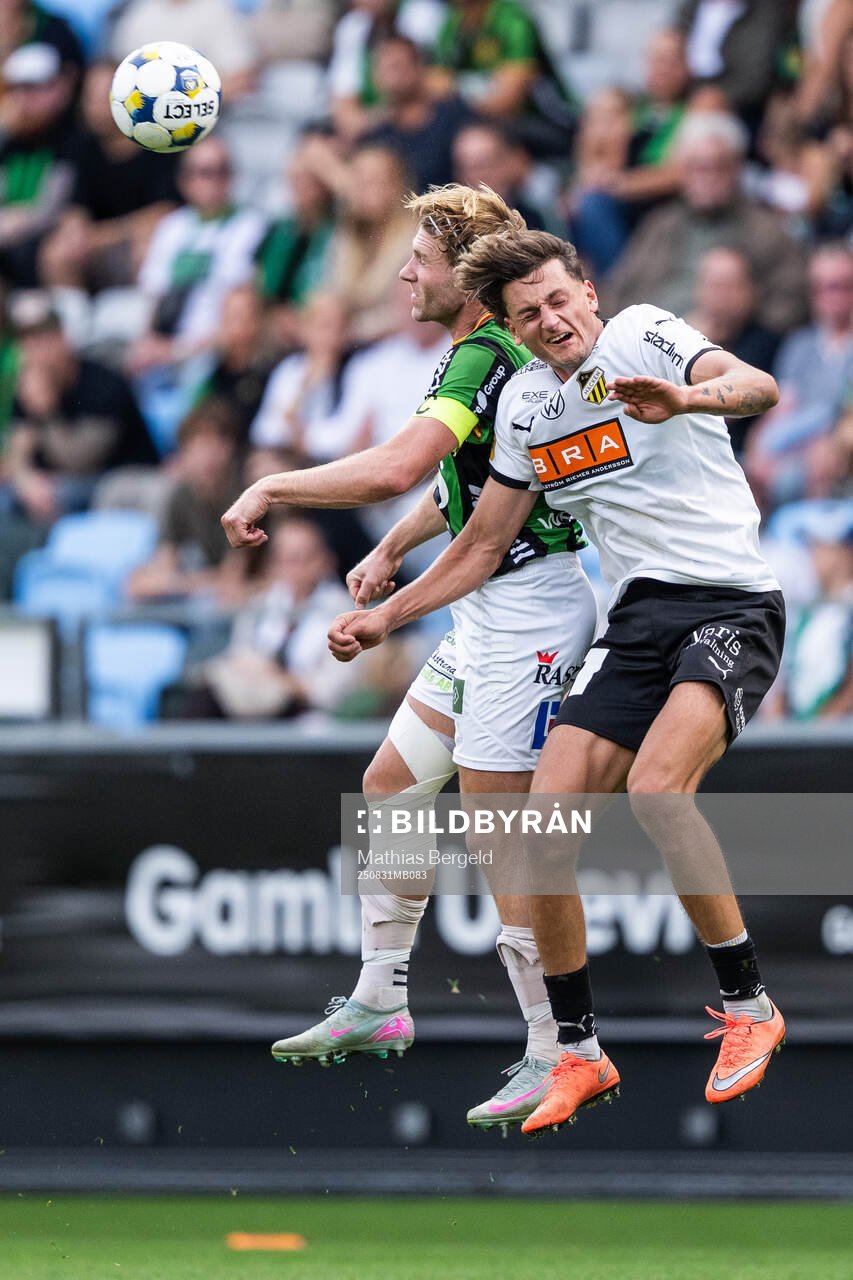 GAIS Oskar Ågren och Häckens Silas Andersen