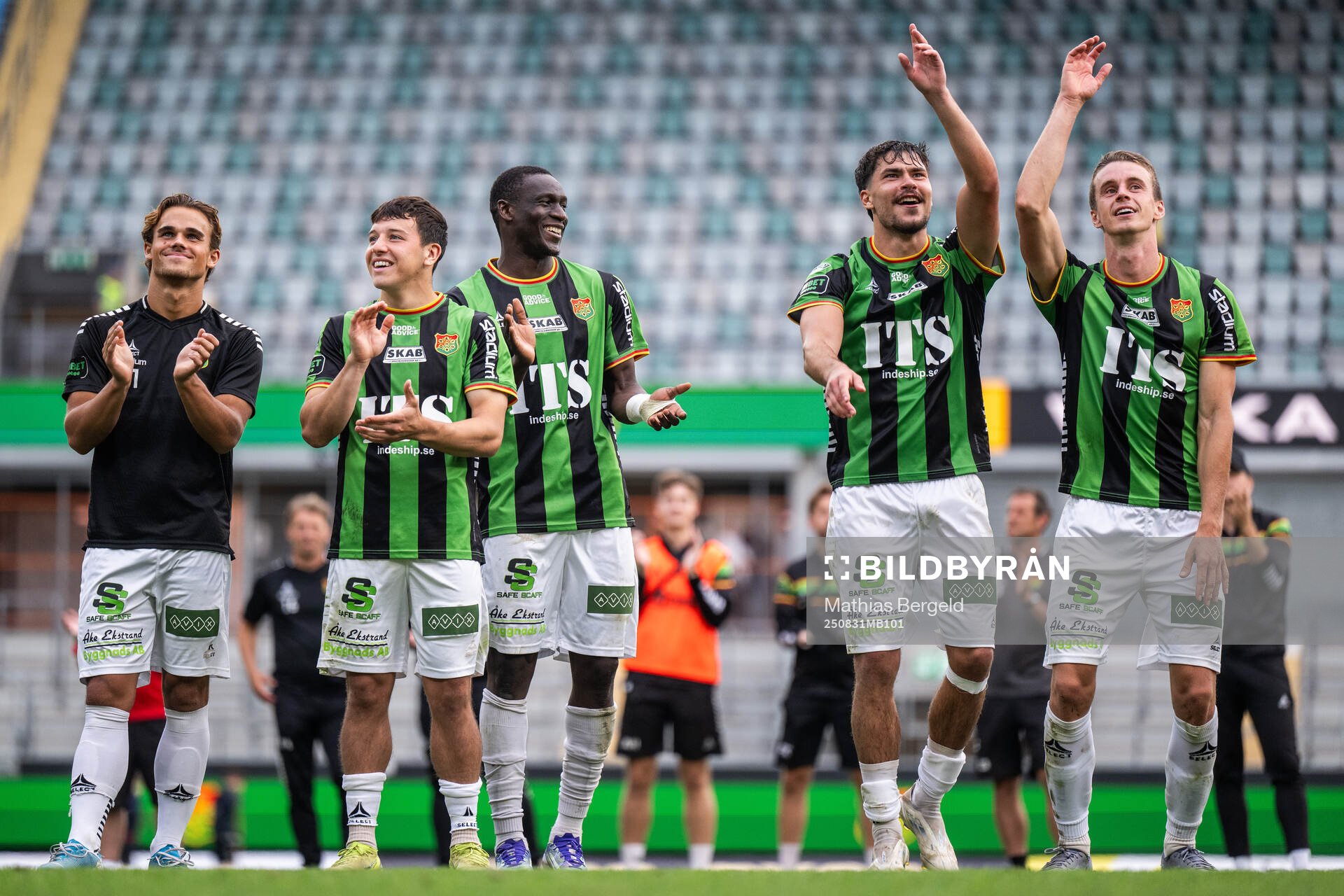 GAIS Simon Sjöholm, Matteo de Brienne, Ibrahim Diabate,