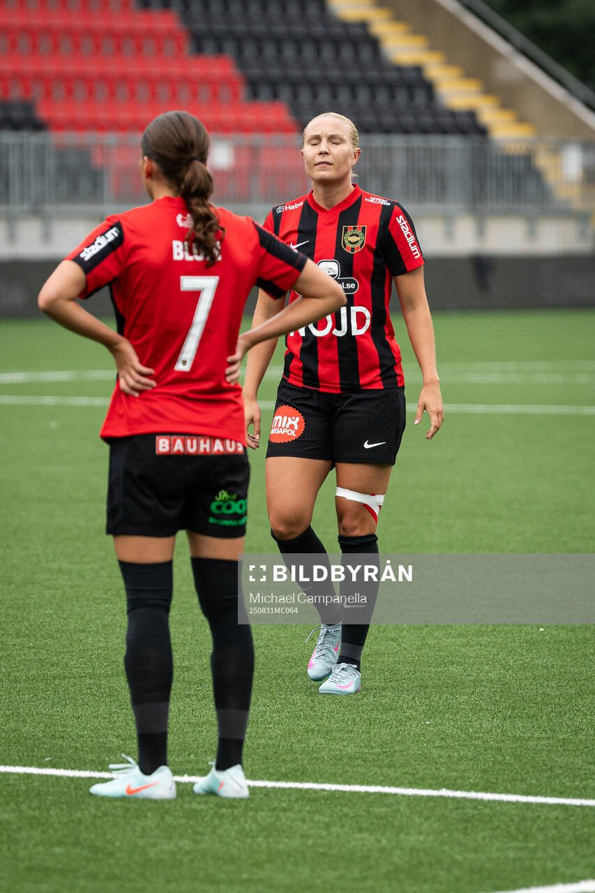Brommapojkarnas Sofia Paulsson deppar