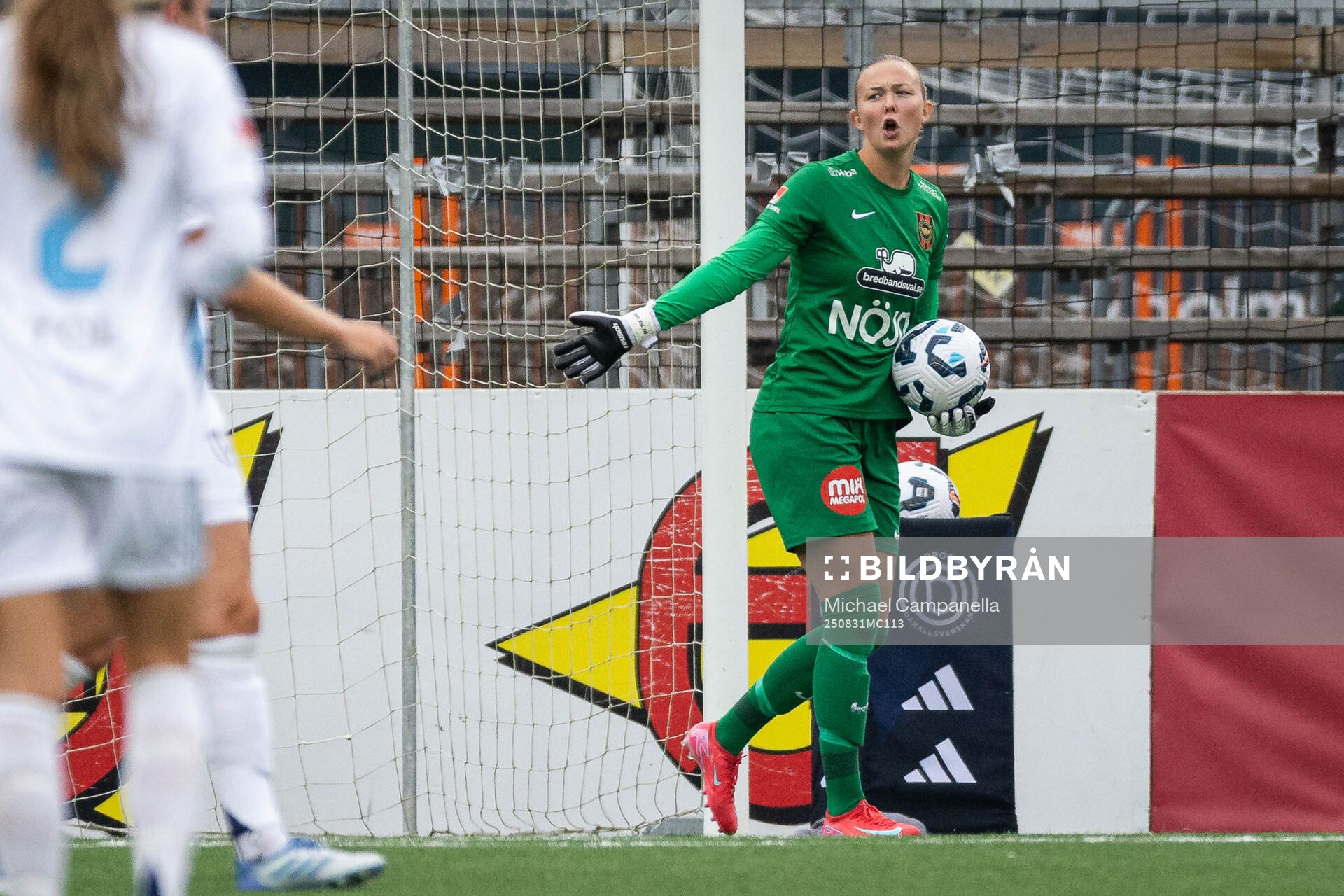 Brommapojkarnas målvakt Clara Ekstrand