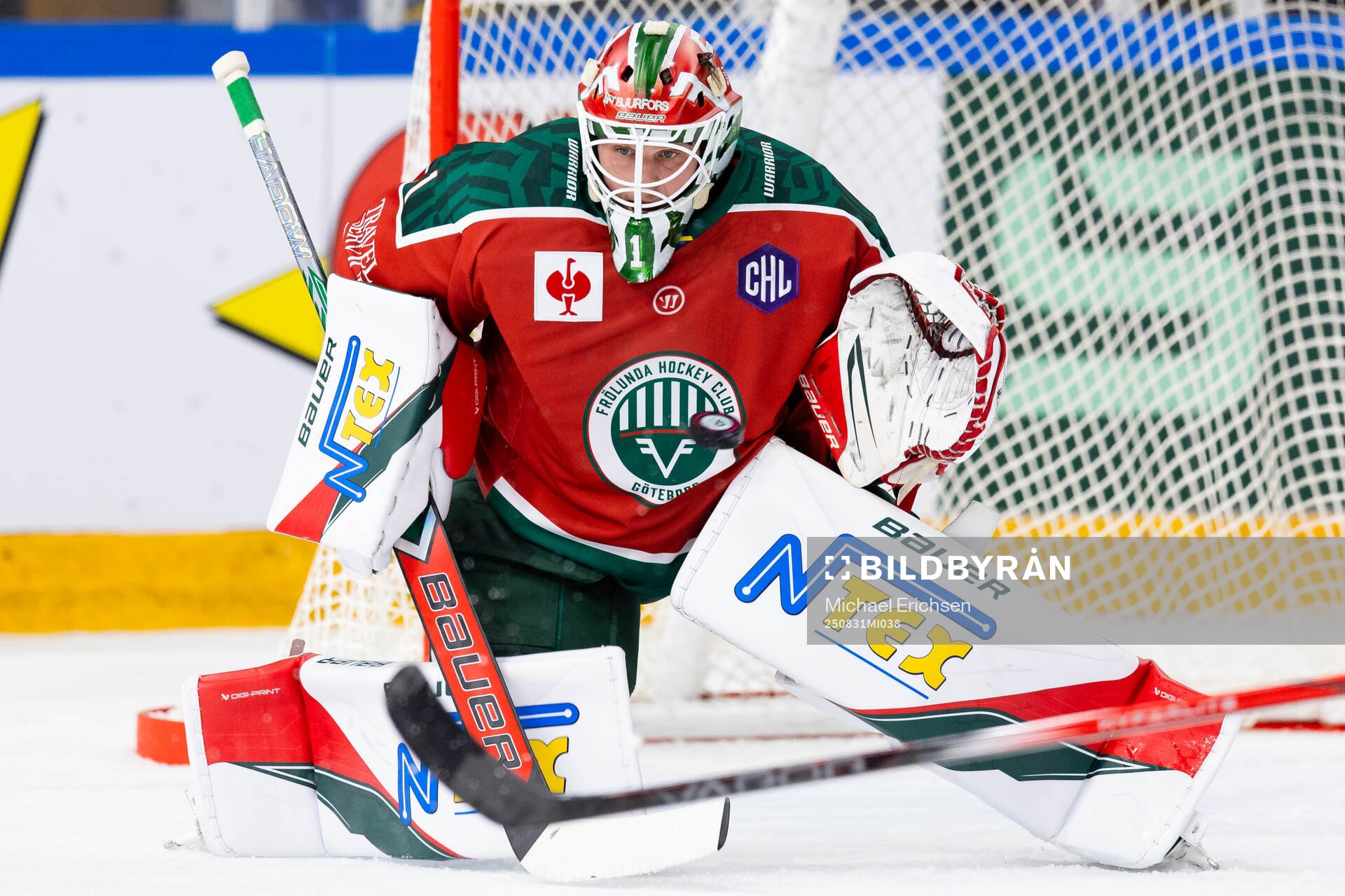 Goaltender Lars Johansson of Frölunda