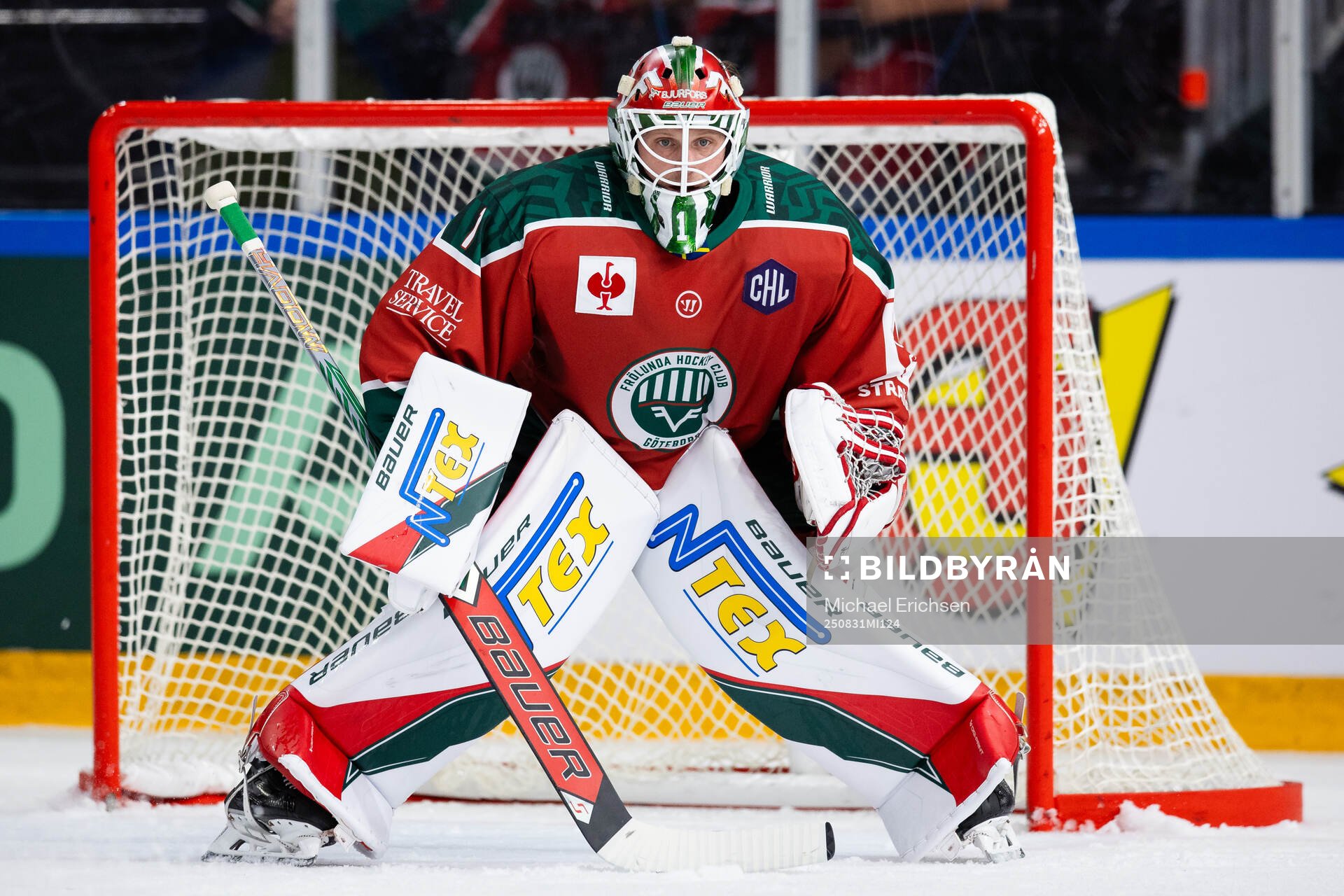 Goaltender Lars Johansson of Frölunda