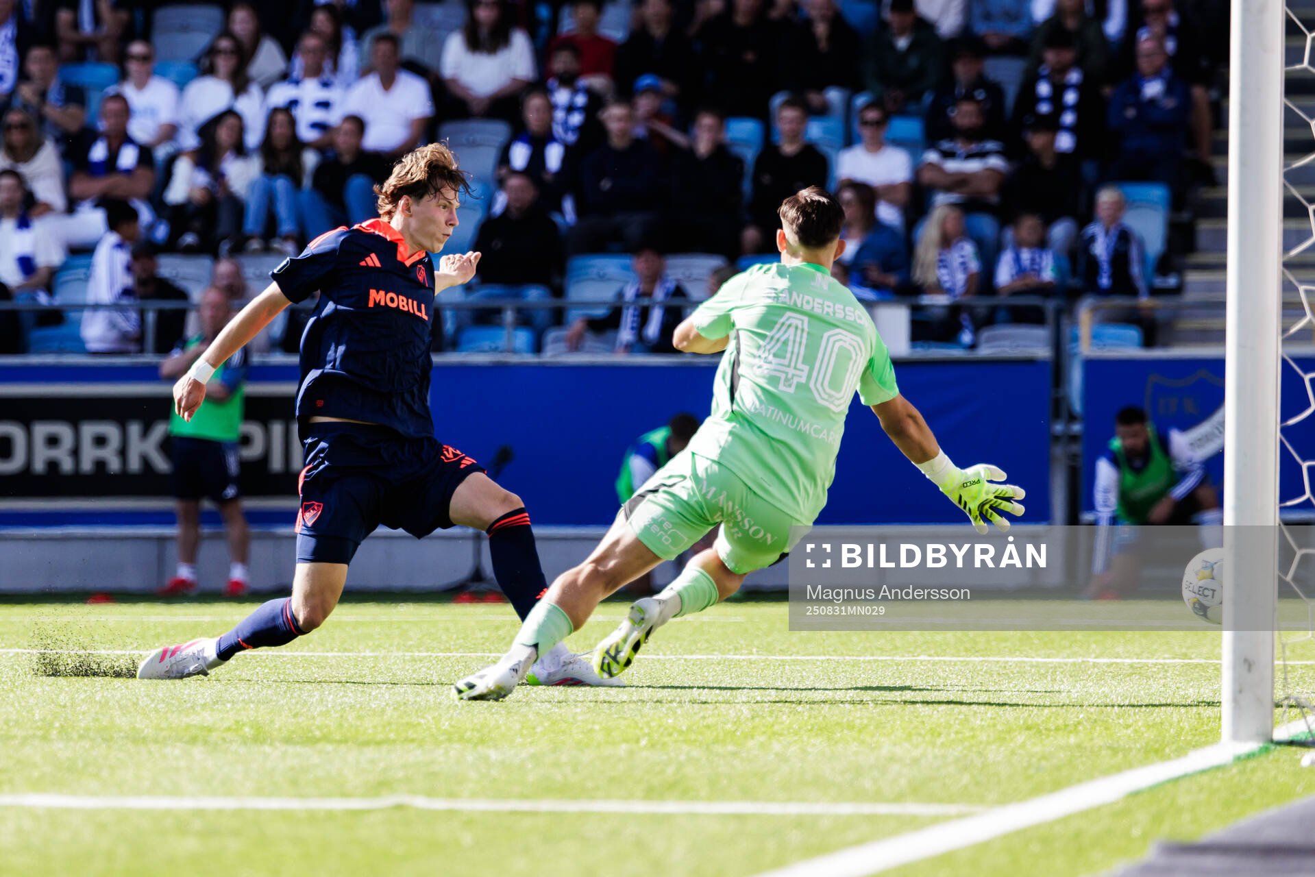 Djurgårdens August Priske Flyger gör 0-2 på IFK
