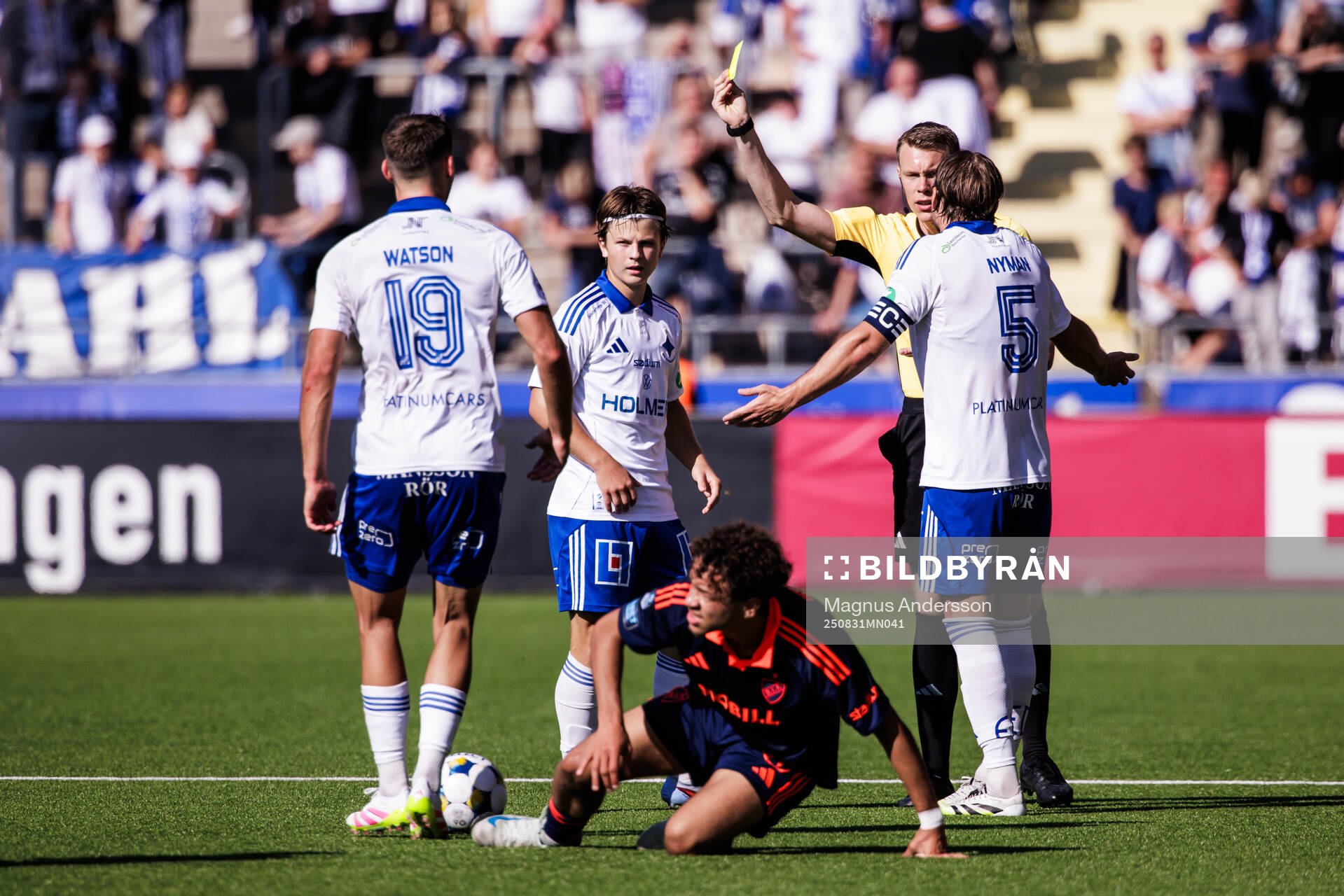 IFK Norrköpings Axel Brönner blir varnad