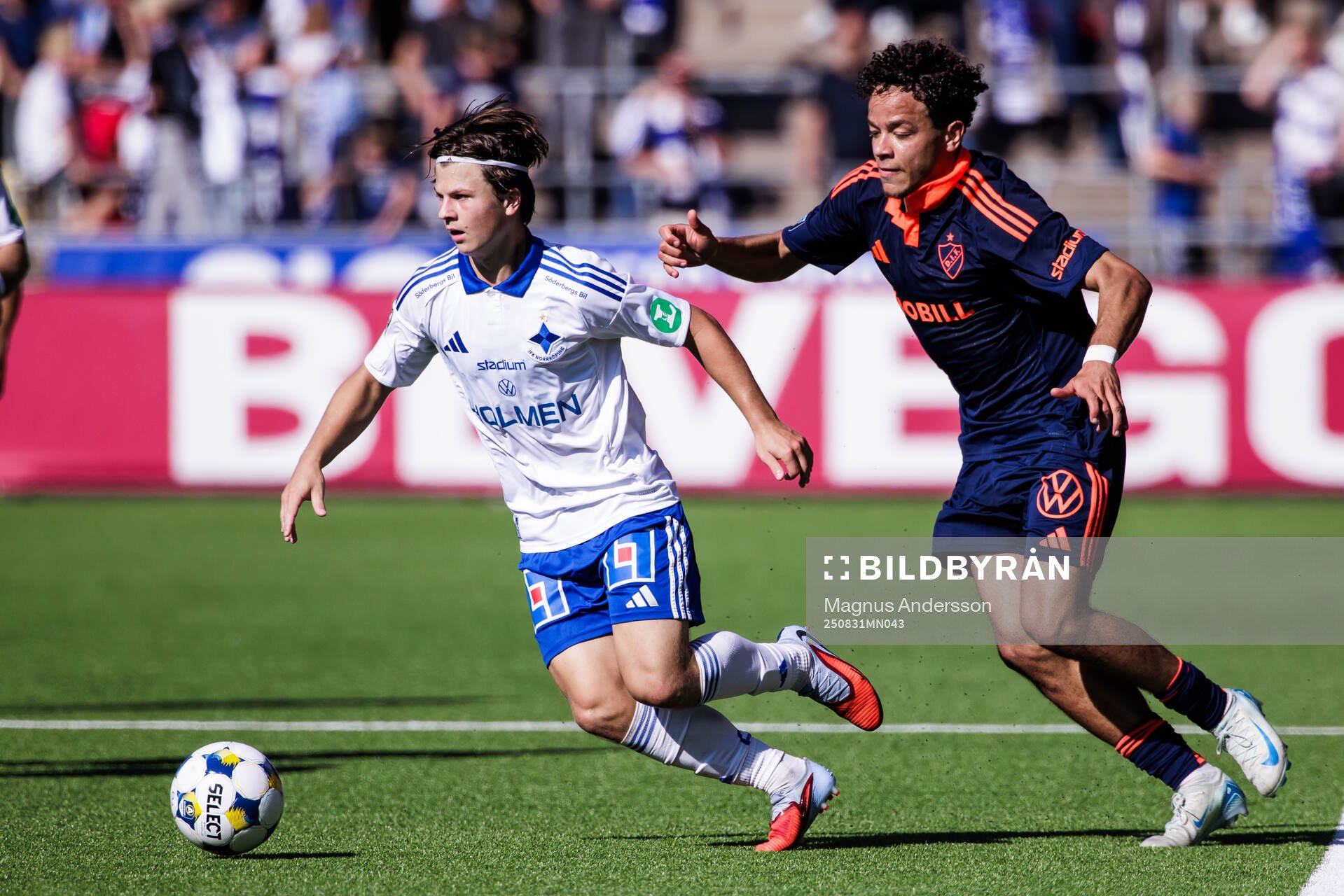 IFK Norrköpings Axel Brönner och Djurgårdens Mikael