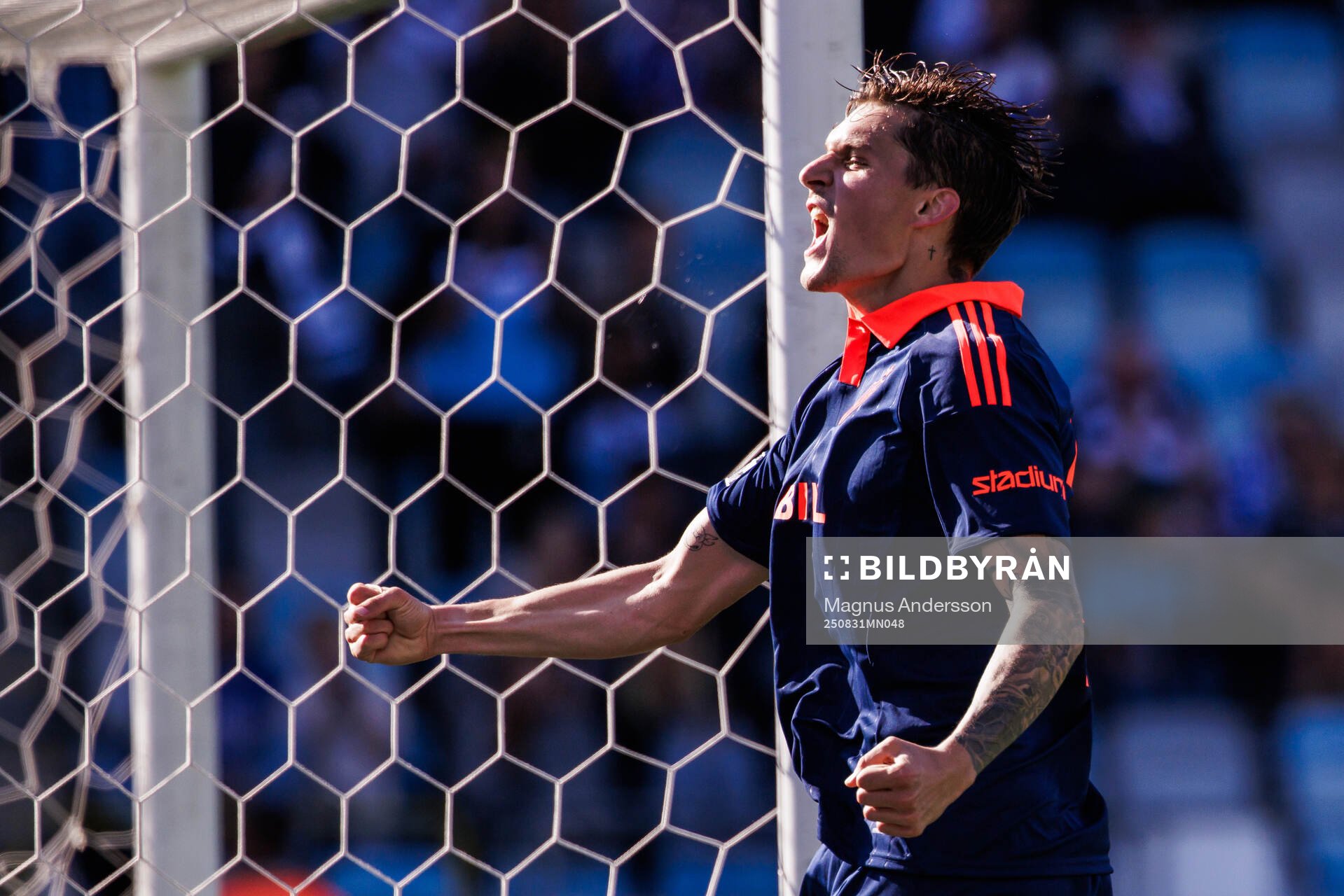 Djurgårdens Nino Zugelj jublar