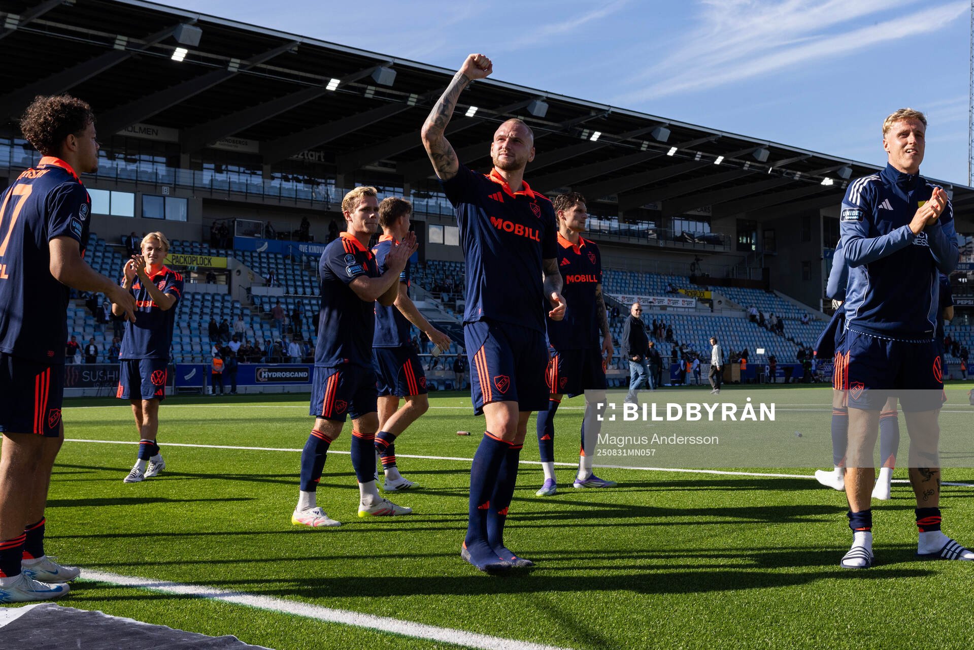 Djurgårdens Adam Ståhl jublar