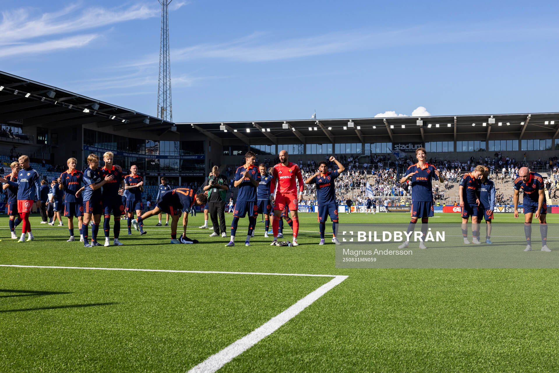 Djurgårdens spelare jublar
