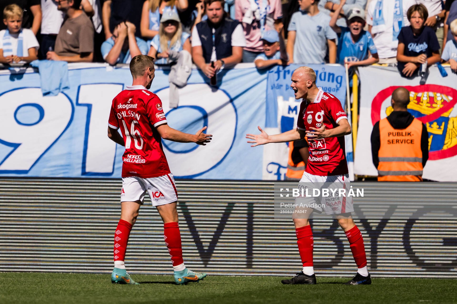 Degerfors Marcus Rafferty jublar