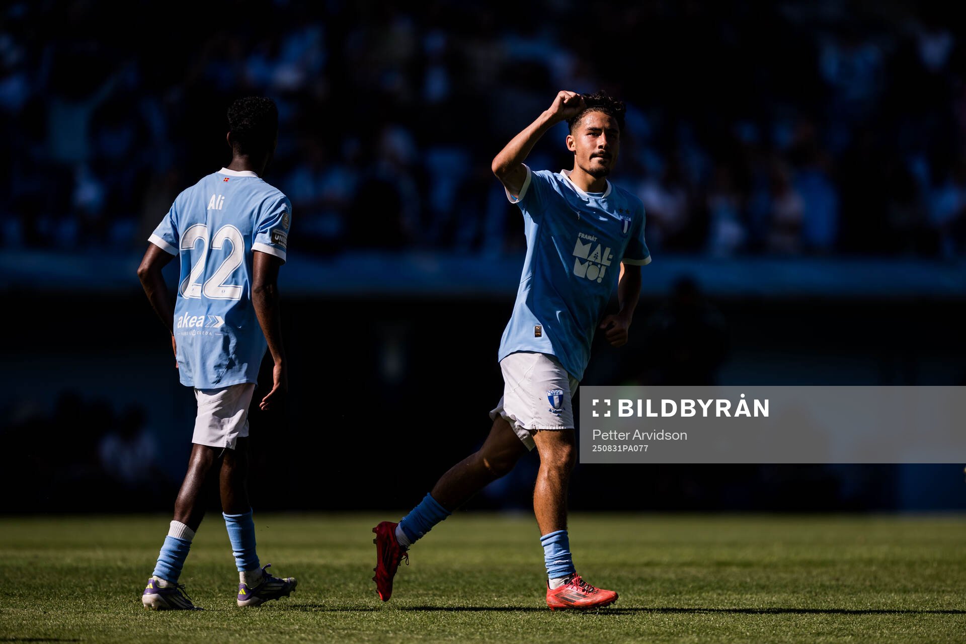 Malmö FFs Adrian Skogmar jublar