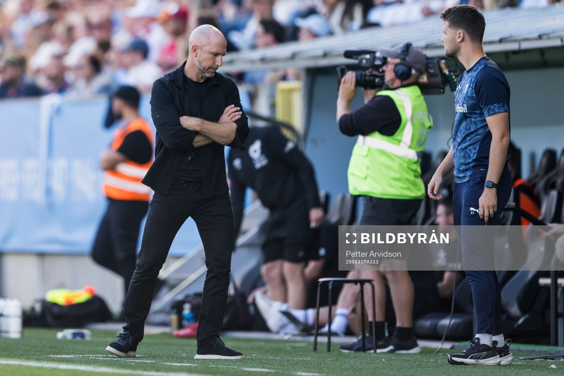 Malmö FFs huvudtränare Henrik Rydström deppar
