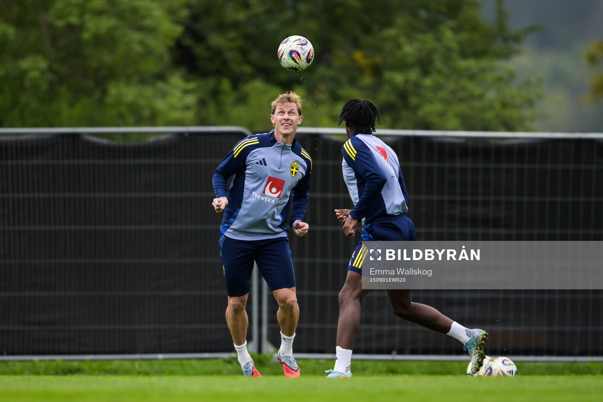 Emil Krafth of the Swedish national football team