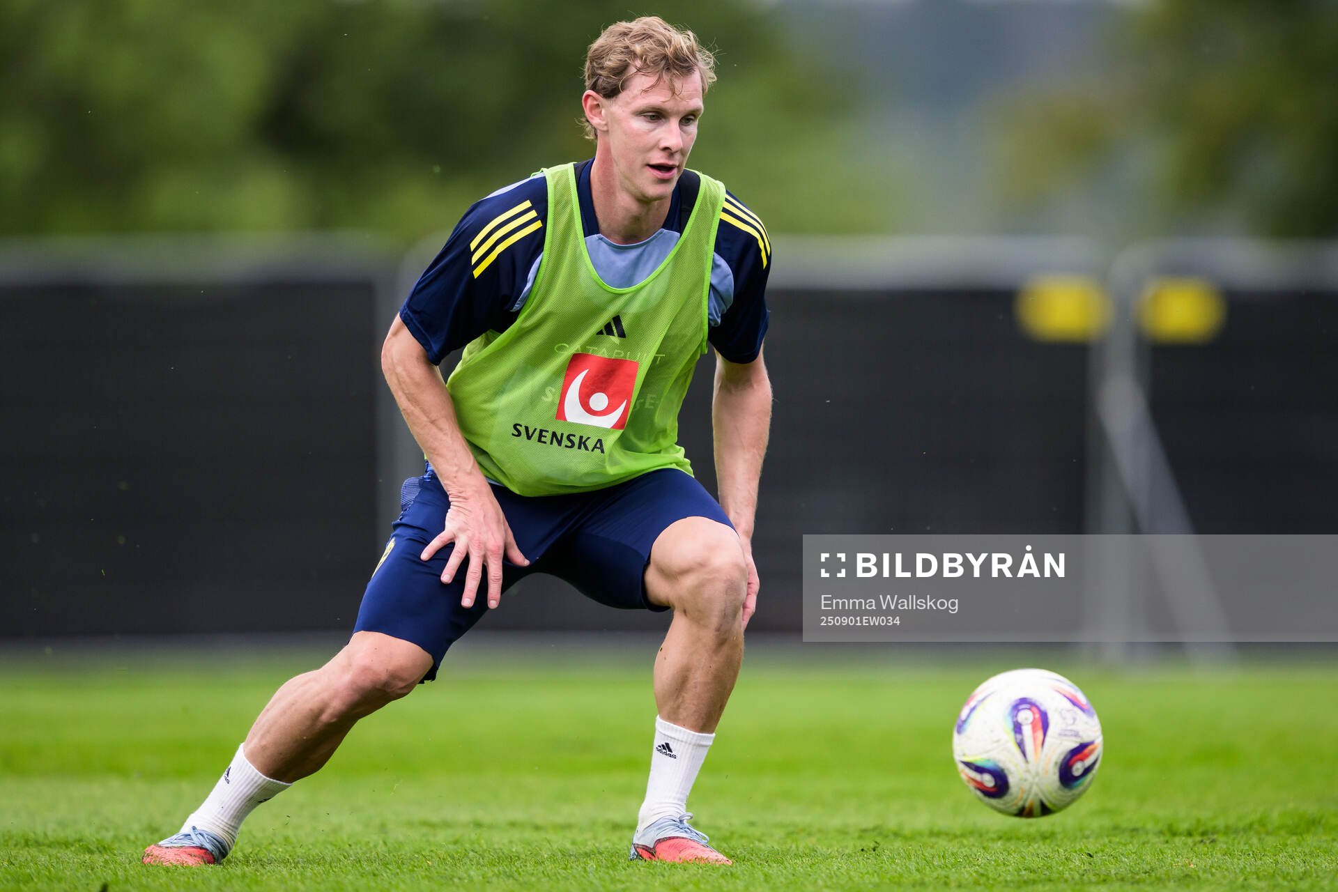 Emil Krafth of the Swedish national football team