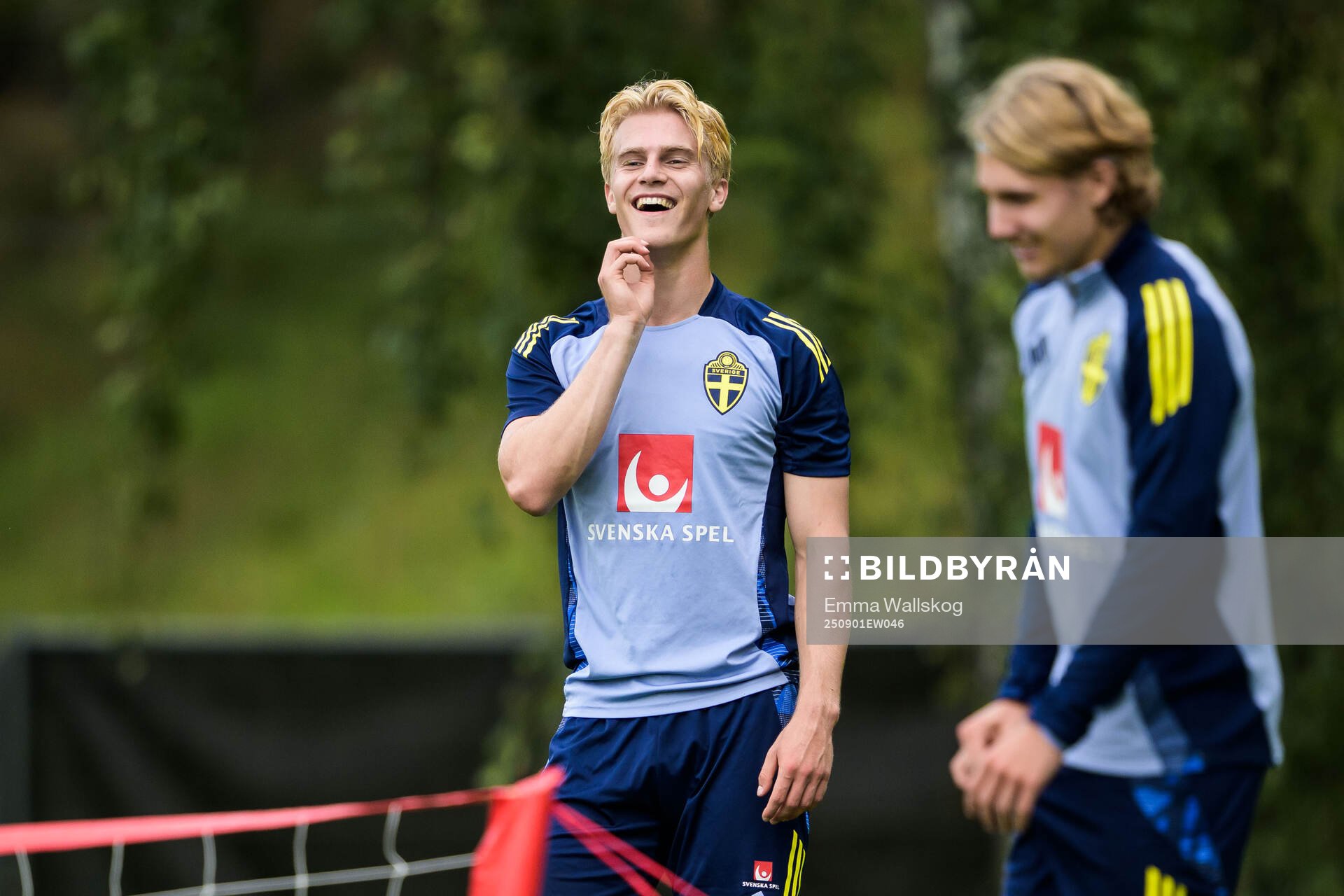 Lucas Bergvall and of the Swedish national football team