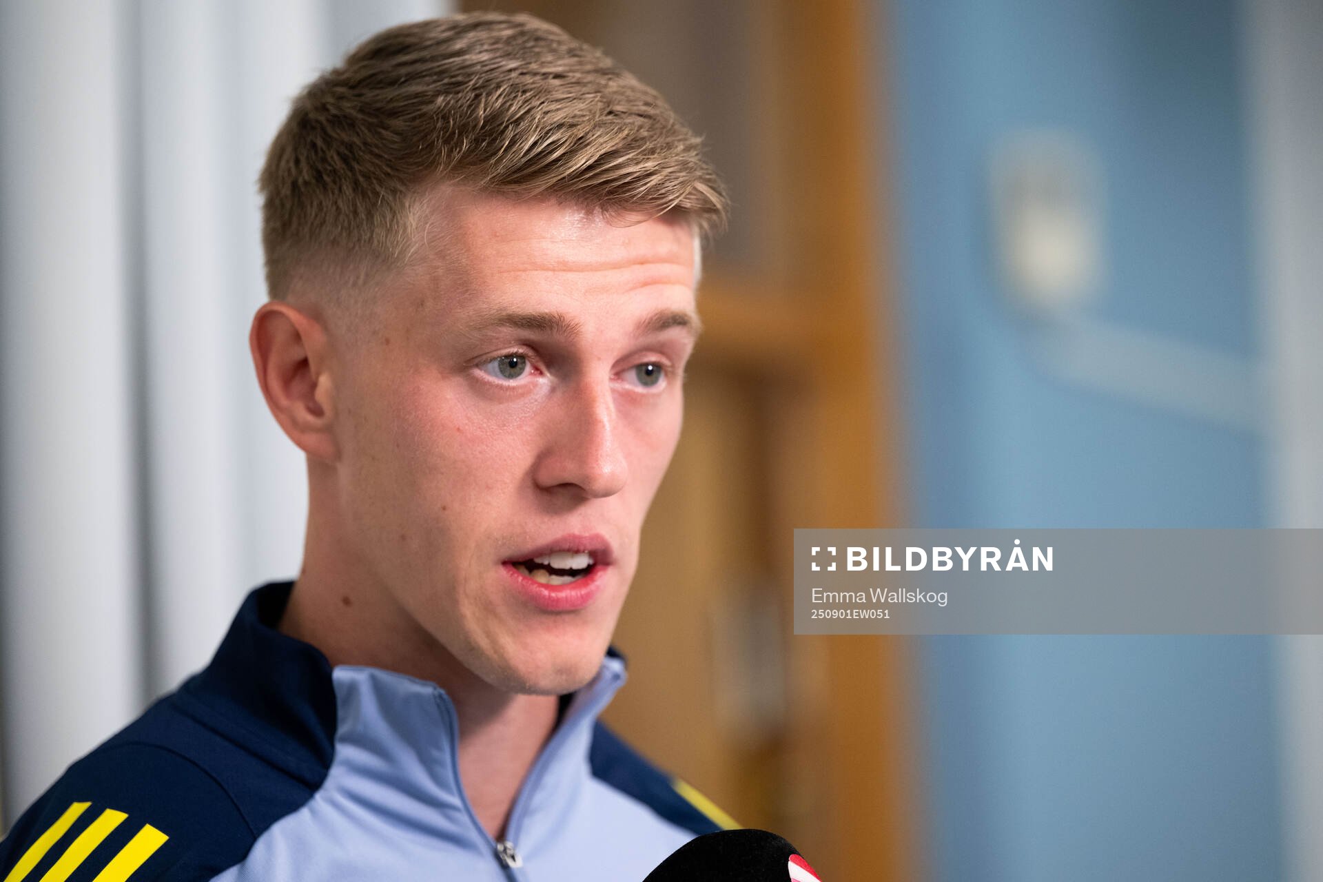 Alexander Bernhardsson of the Swedish national football