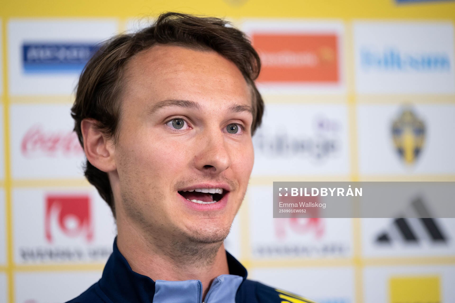 Hjalmar Ekdal of the Swedish national football team in