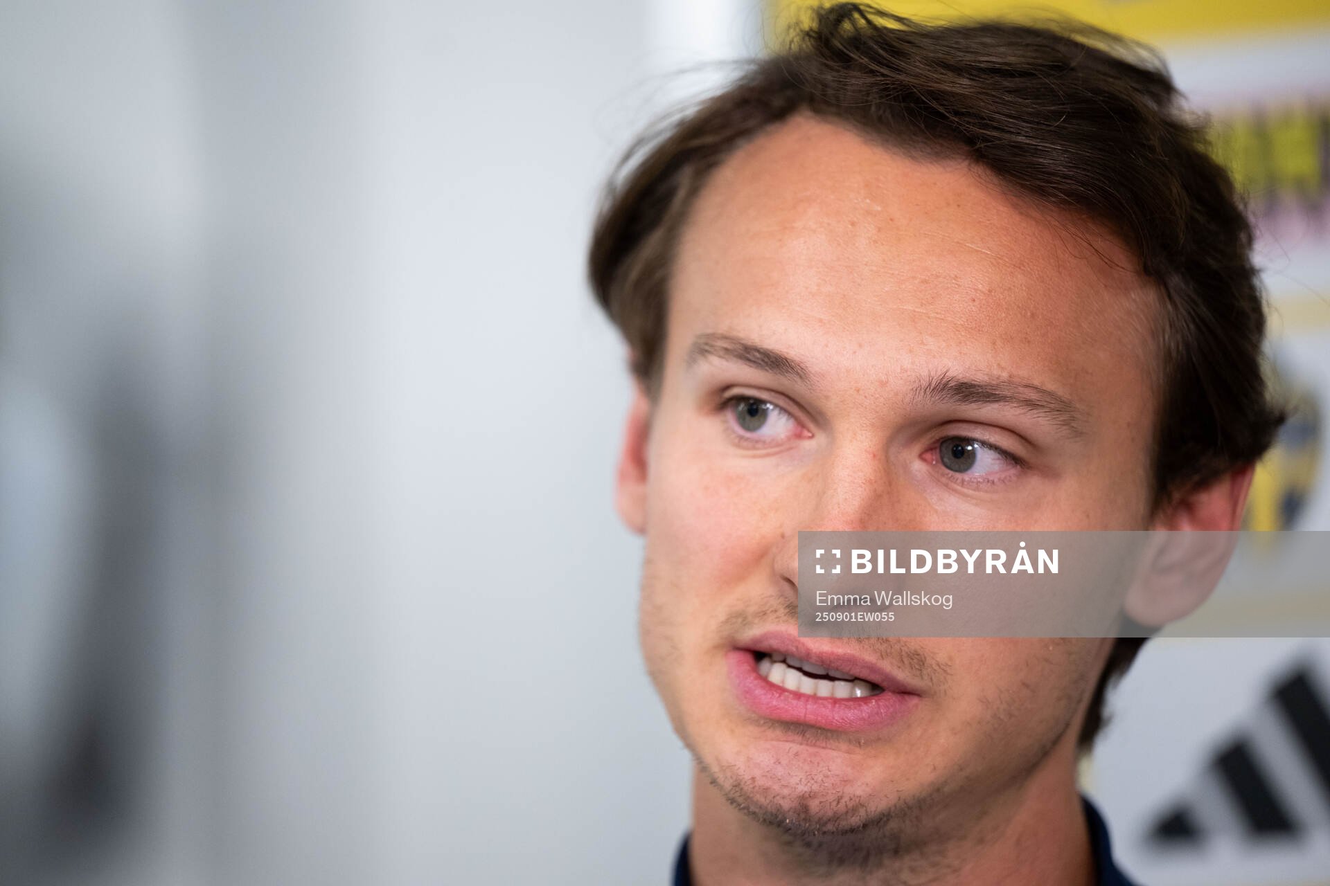 Hjalmar Ekdal of the Swedish national football team in