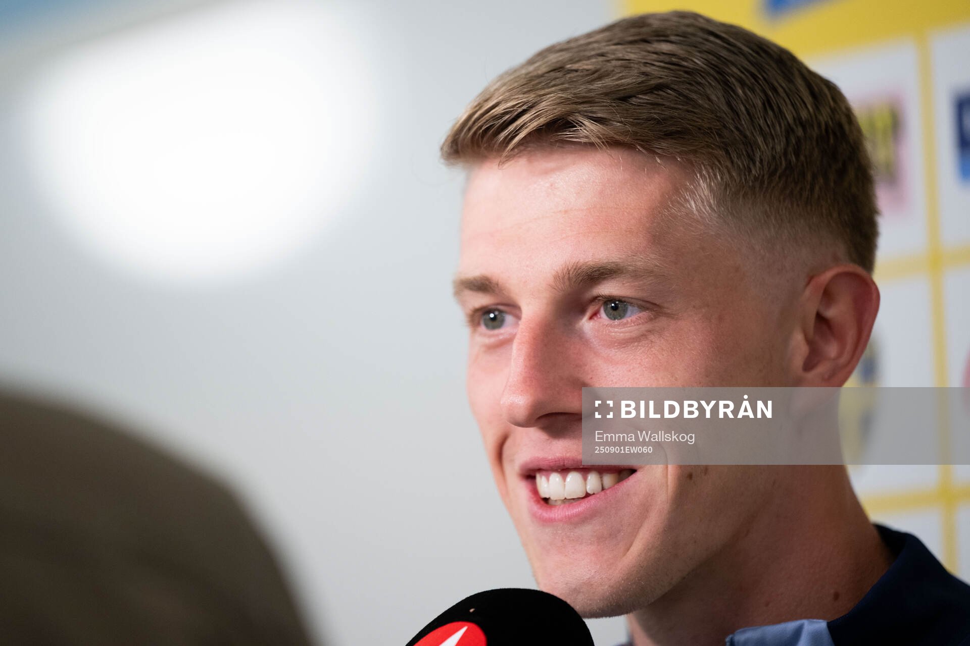 Alexander Bernhardsson of the Swedish national football