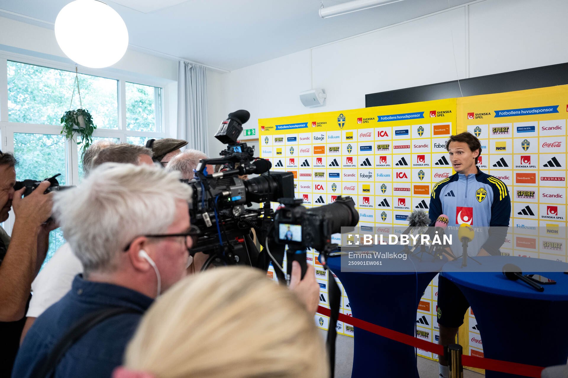 Hjalmar Ekdal of the Swedish national football team in