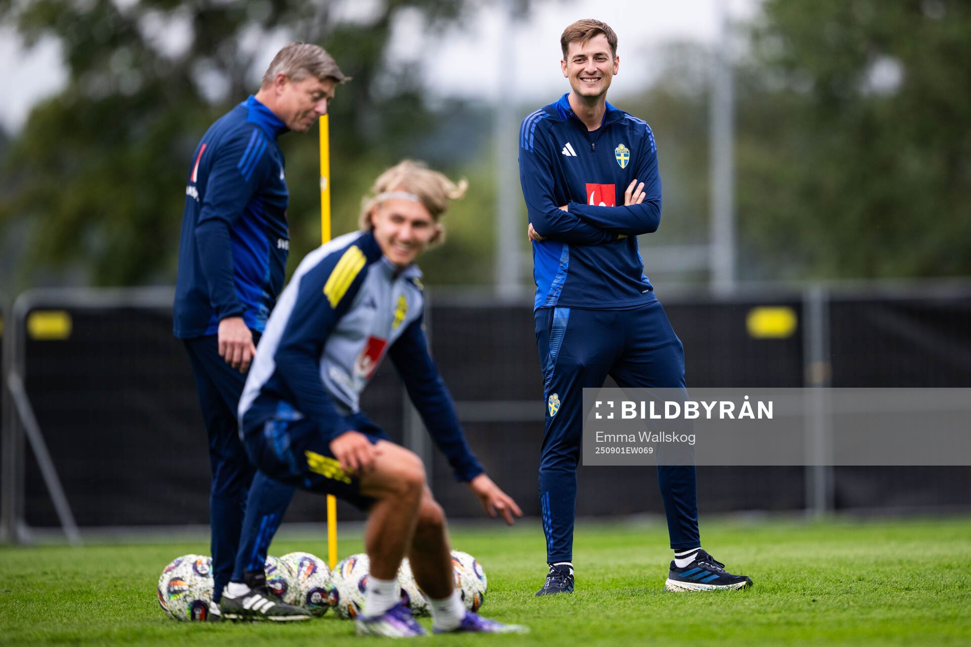 Analyst Liam Holt of the Swedish national football team