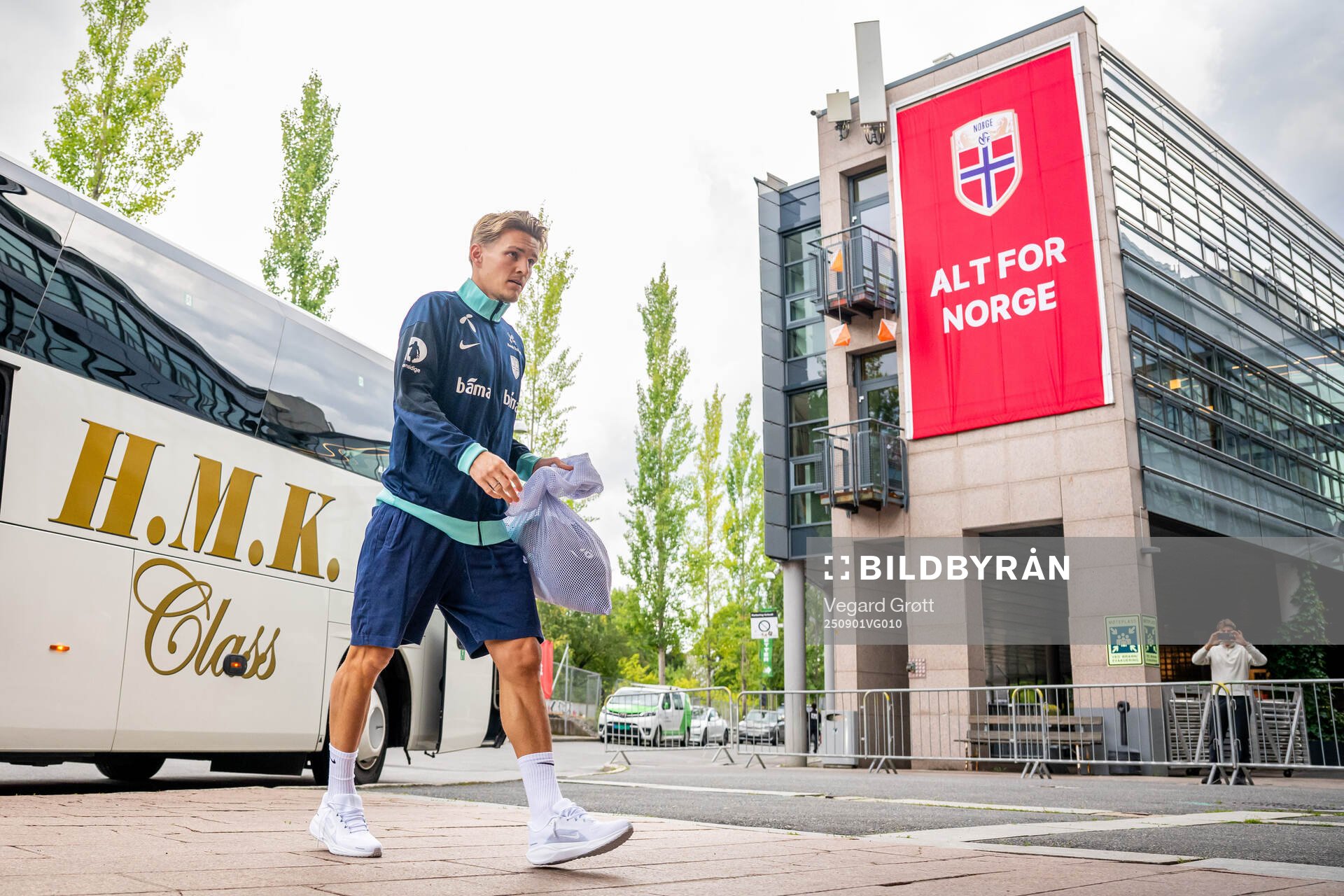 Martin Ødegaard of the Norwegian national football team