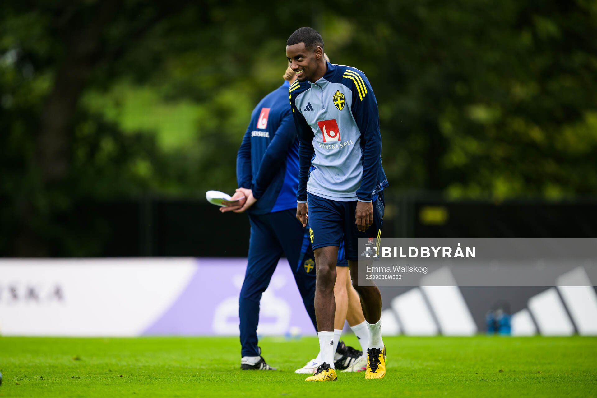 Alexander Isak of the Swedish national football team