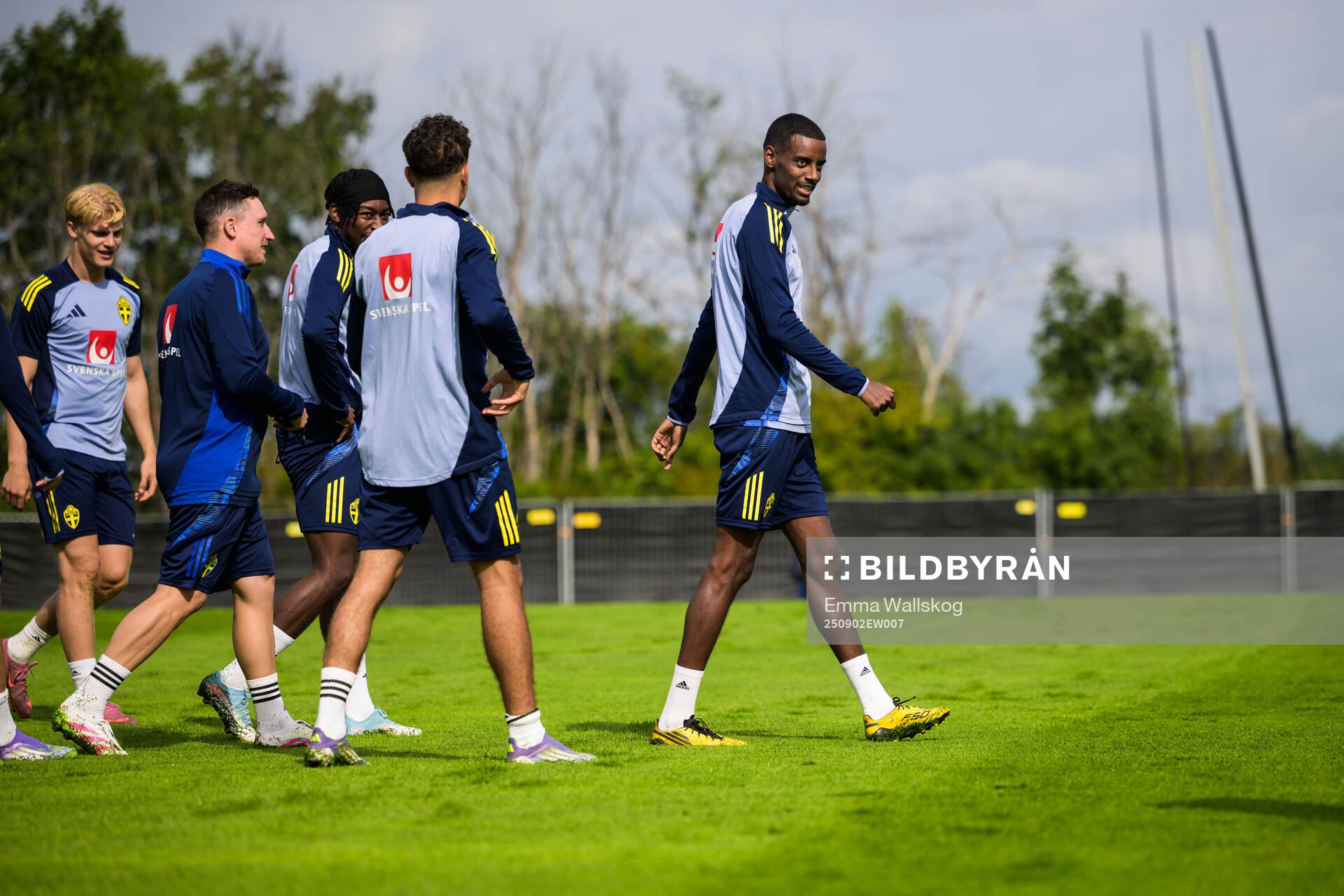 Alexander Isak of the Swedish national football team