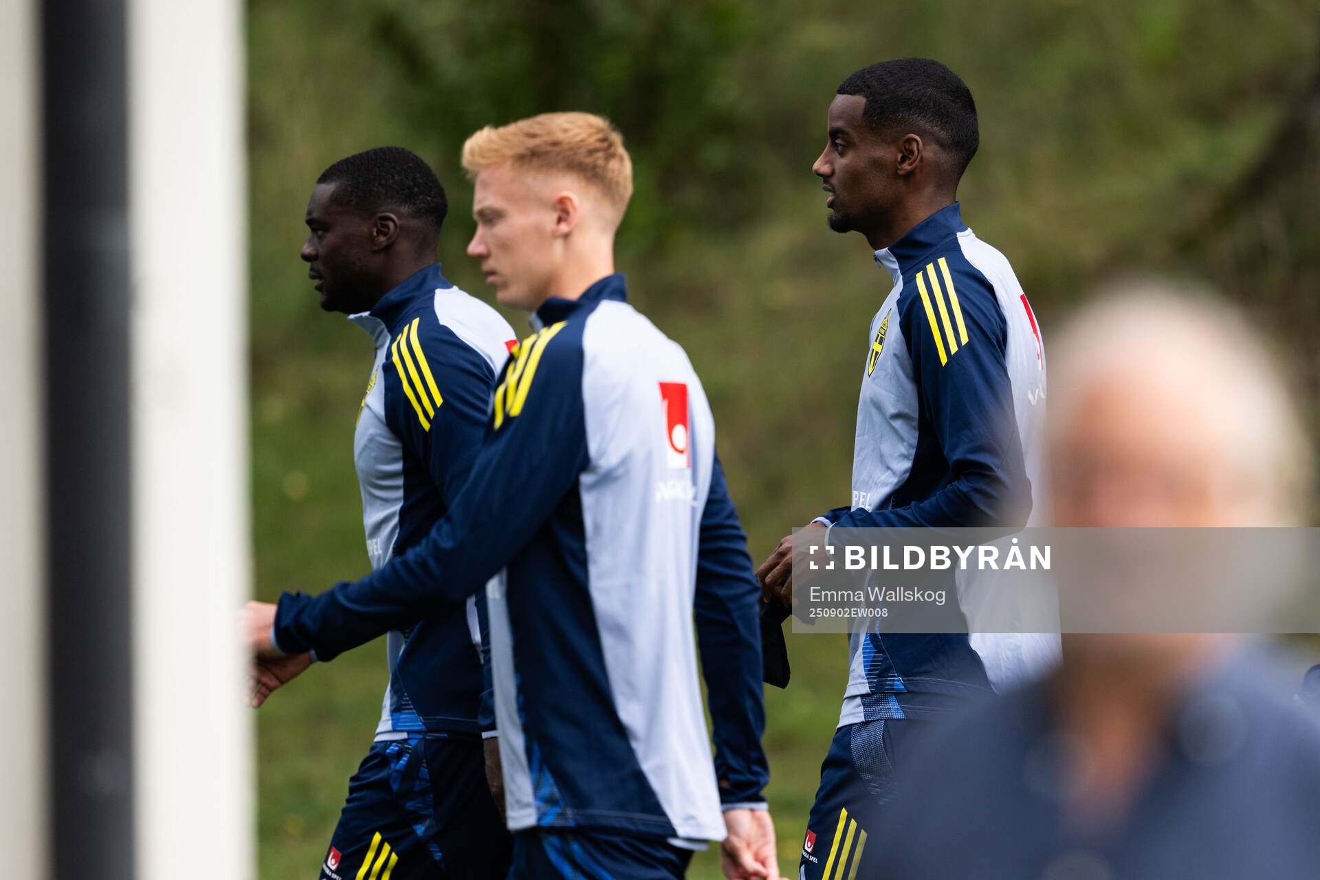 Alexander Isak of the Swedish national football team