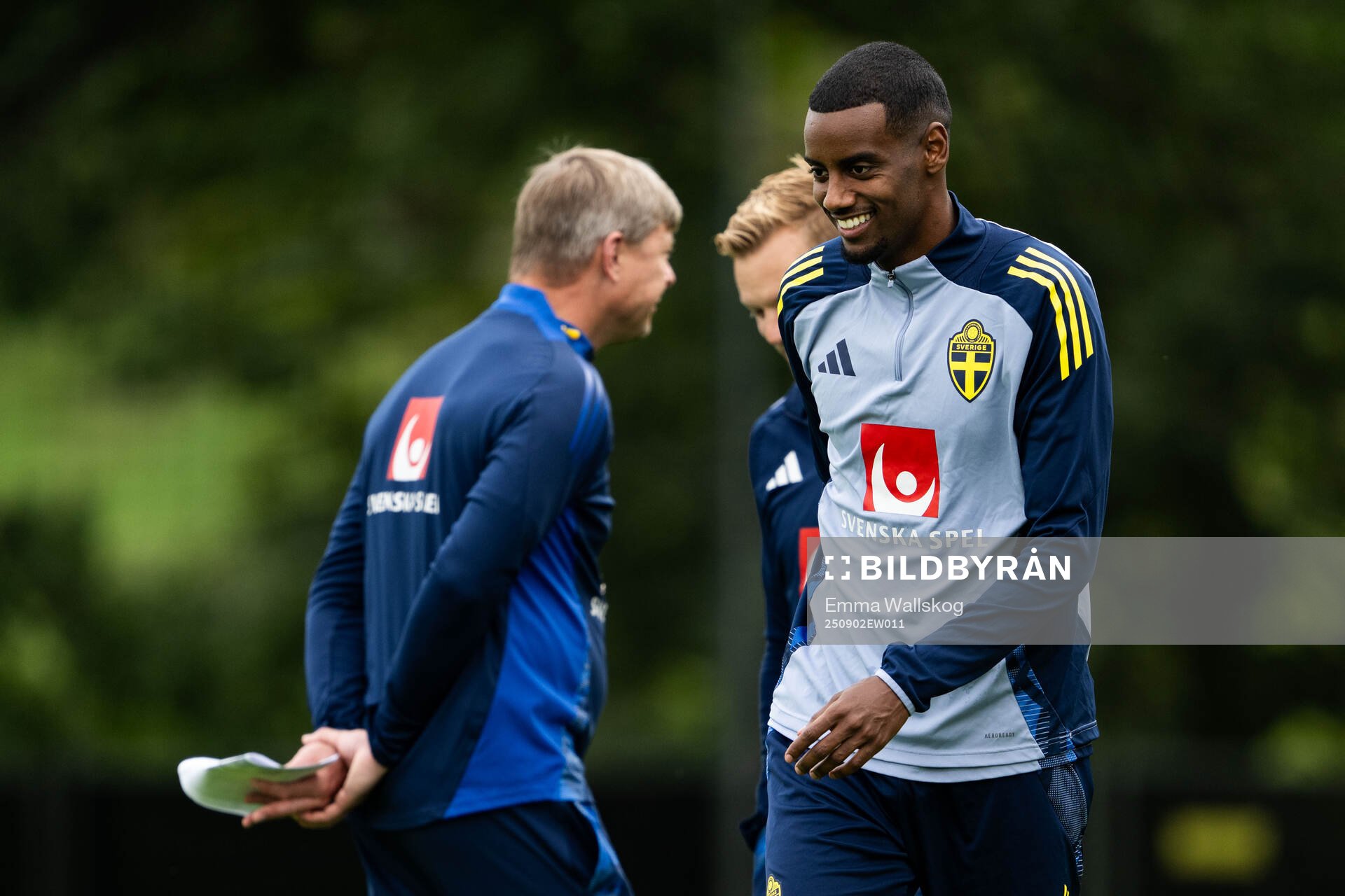 Alexander Isak of the Swedish national football team